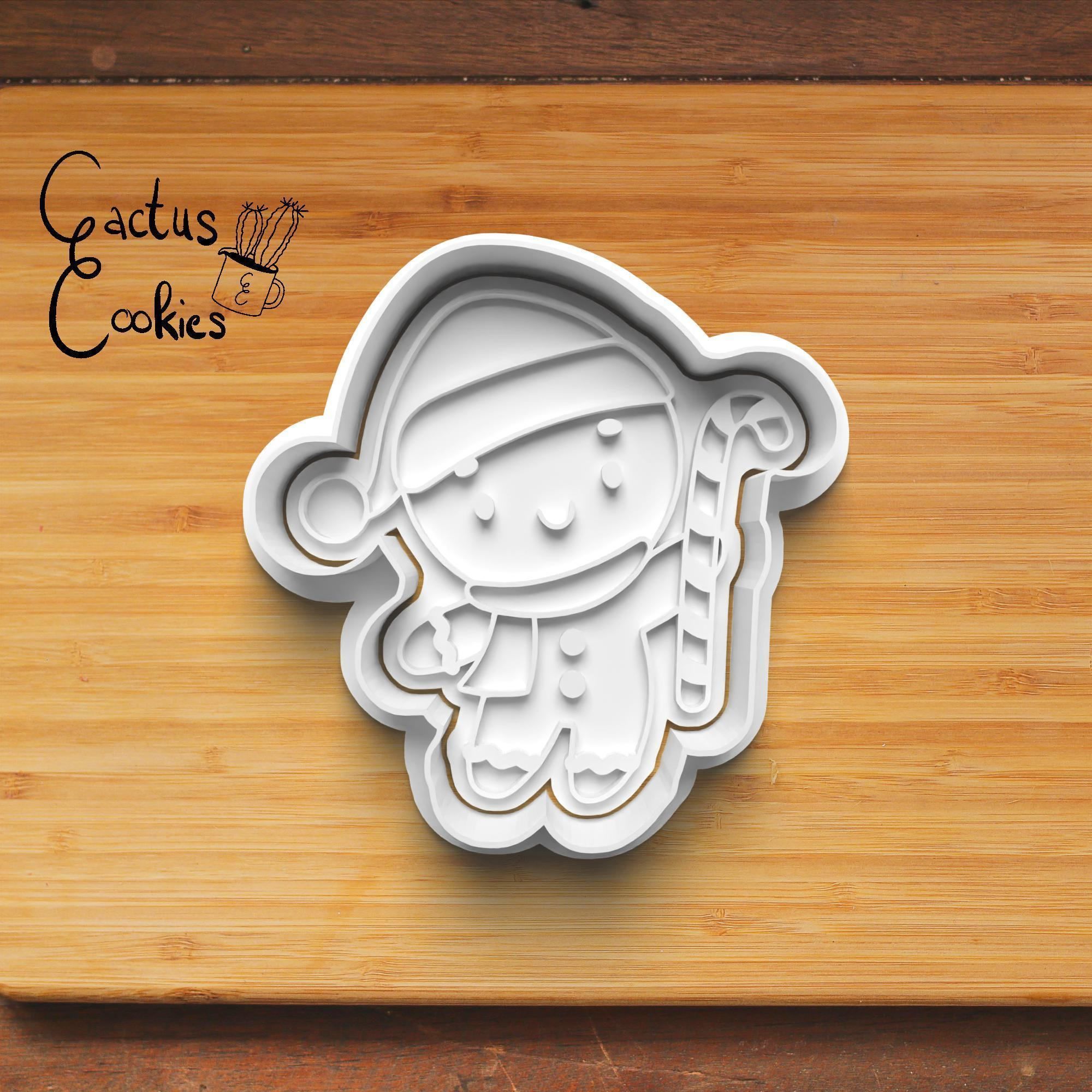 Gingerbread Man Cookie Cutter Stl File for 3d Printer 0177 3D print model_4