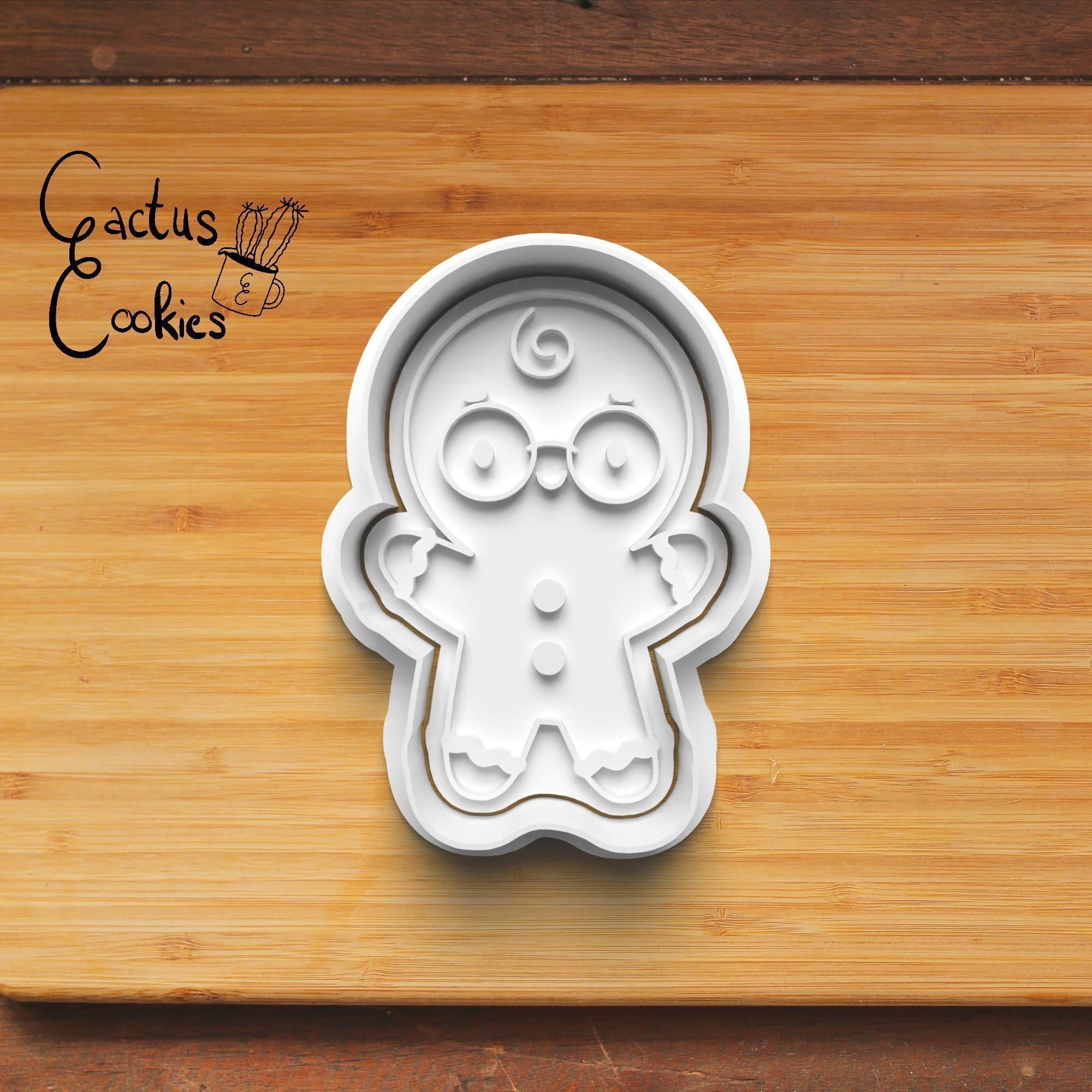 Gingerbread Man Cookie Cutter Stl File for 3d Printer 0177 3D print model_3