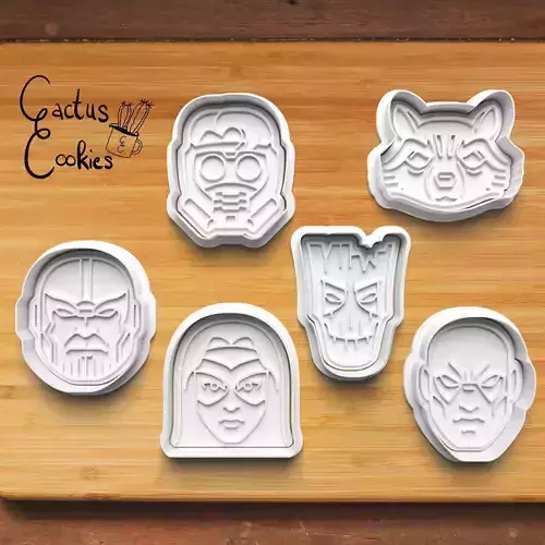 Gardians Cookie Cutter Stl File for 3d Printer 0498 3D print model