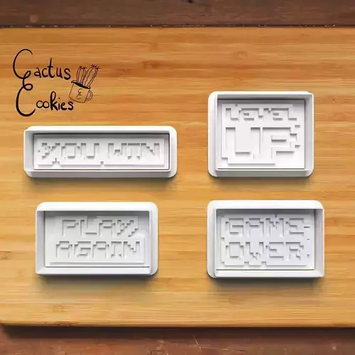 Gaming Cookie Cutter Stl File for 3d Printer 0314 3D print model Gaming Cookie Cutter Stl File for 3d Printer 0314 3D print model