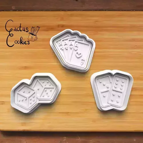 Game Cookie Cutter Stl File for 3d Printer 0387 3D print model Game Cookie Cutter Stl File for 3d Printer 0387 3D print model