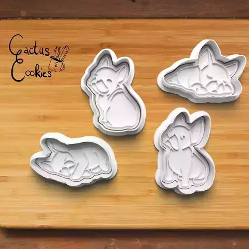 French Bulldog Cookie Cutter Stl File for 3d Printer 0224 3D print model