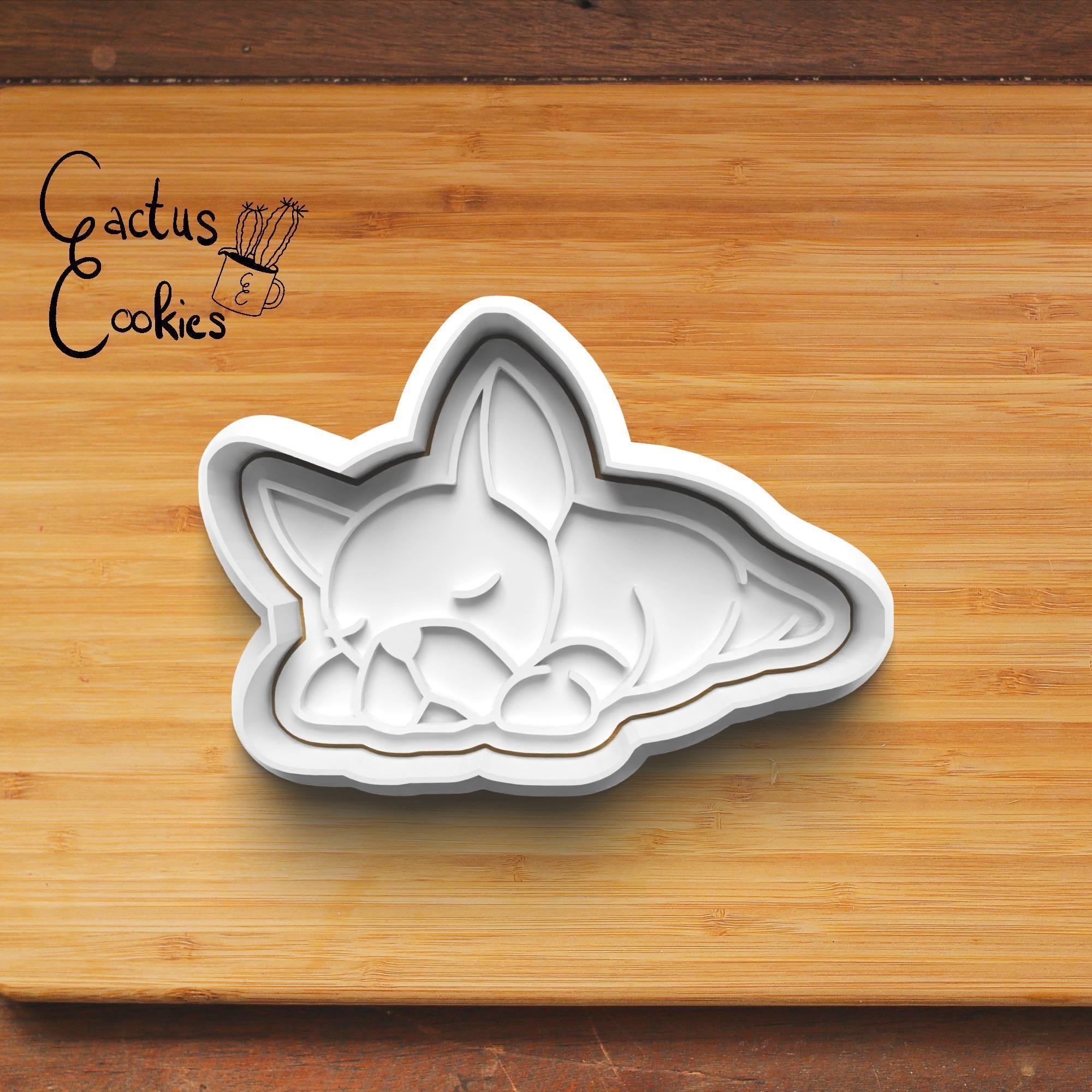 French Bulldog Cookie Cutter Stl File for 3d Printer 0224 3D print model_2
