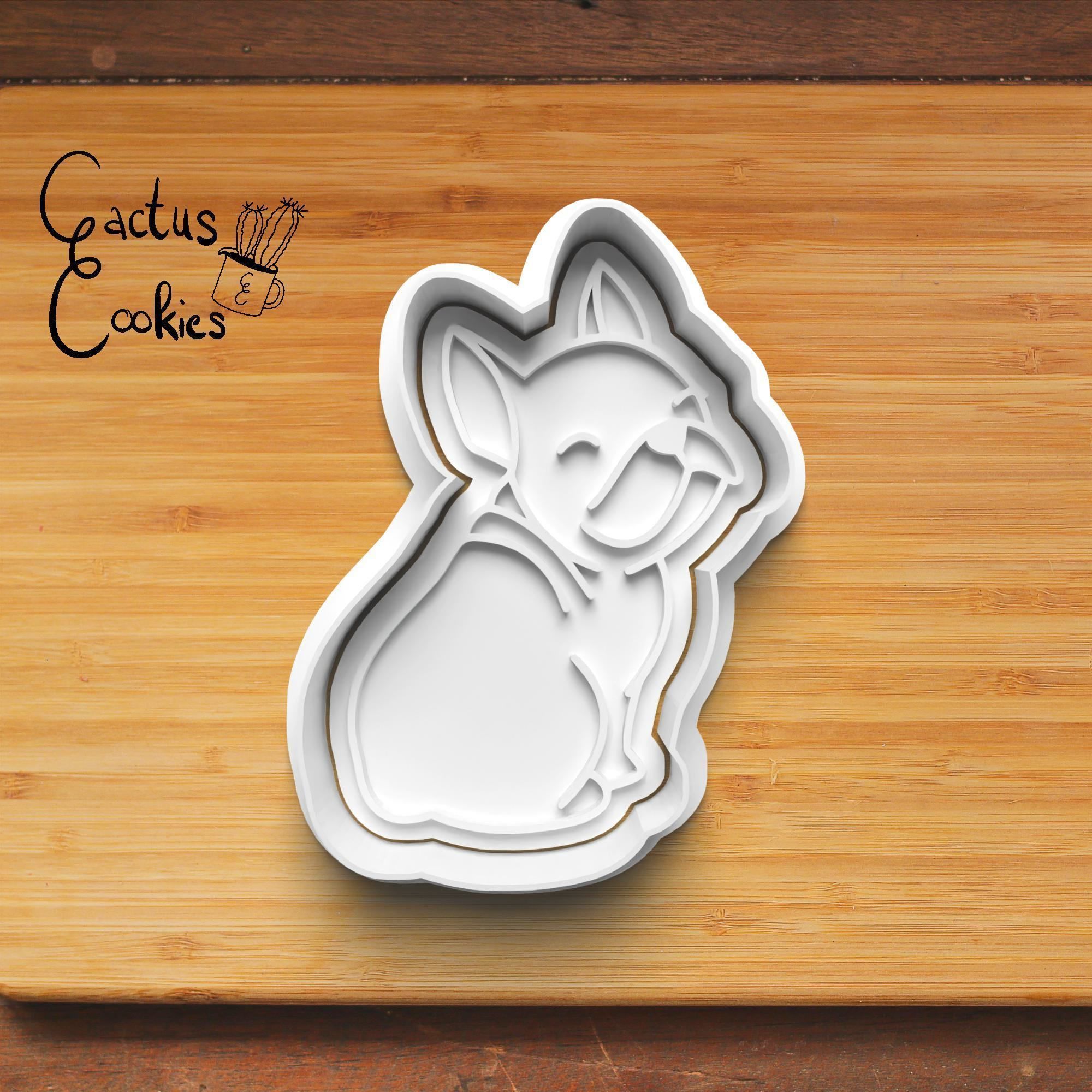 French Bulldog Cookie Cutter Stl File for 3d Printer 0224 3D print model_5