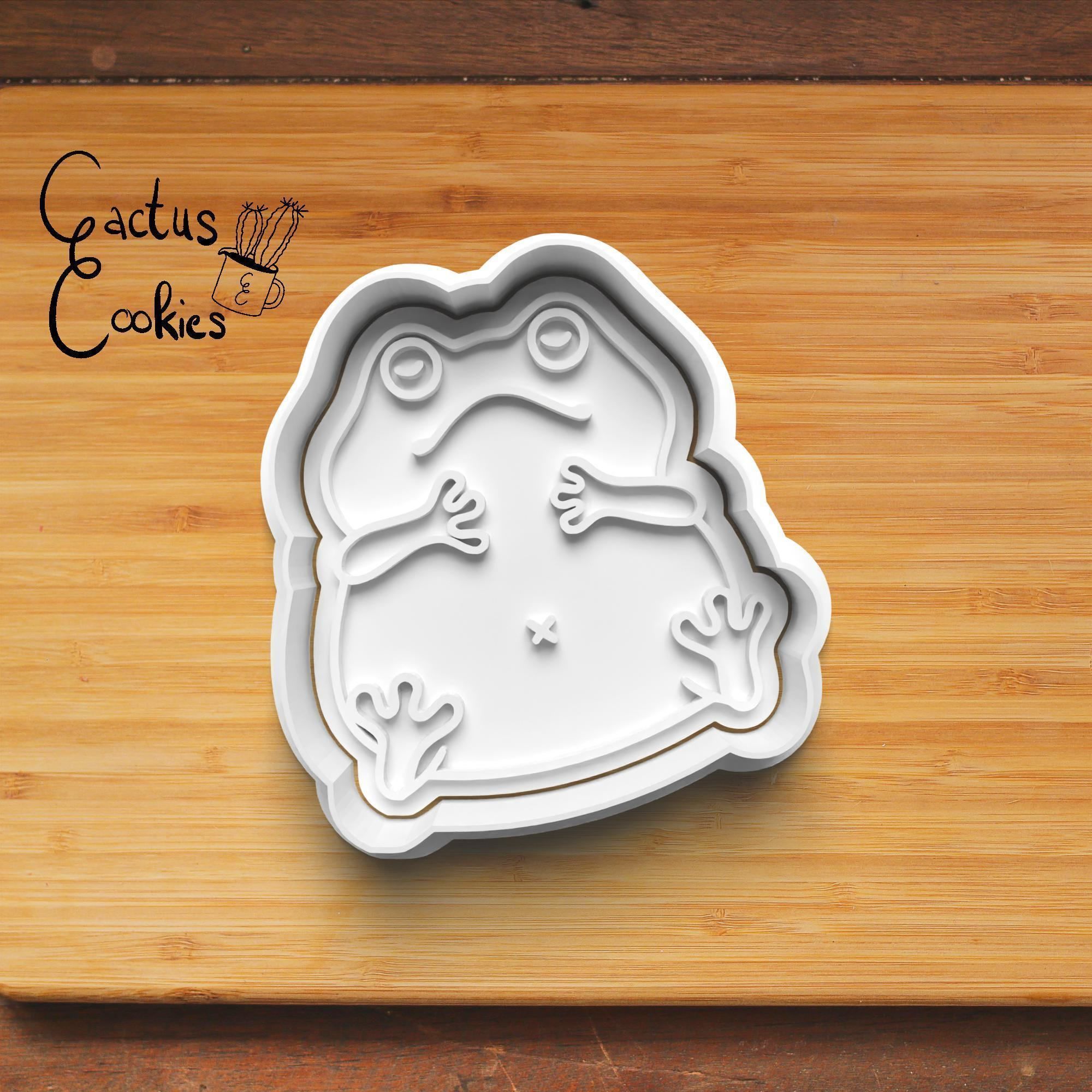 Frog Cookie Cutter Stl File for 3d Printer 0233 3D print model_4