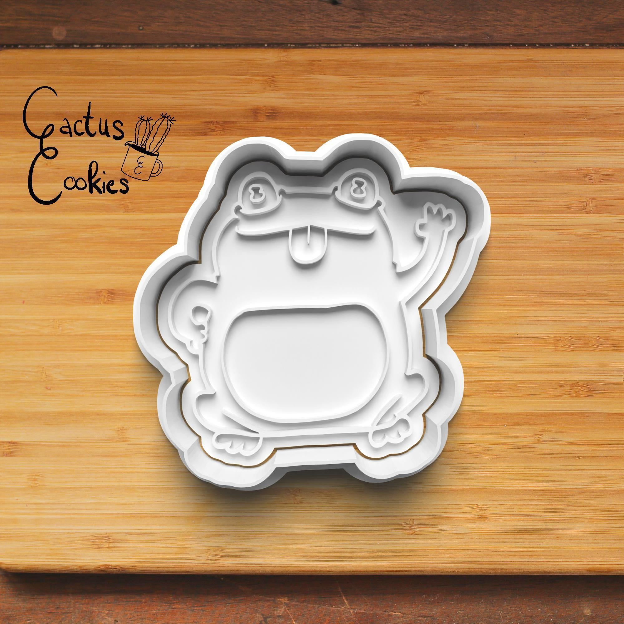 Frog Cookie Cutter Stl File for 3d Printer 0230 3D print model_5