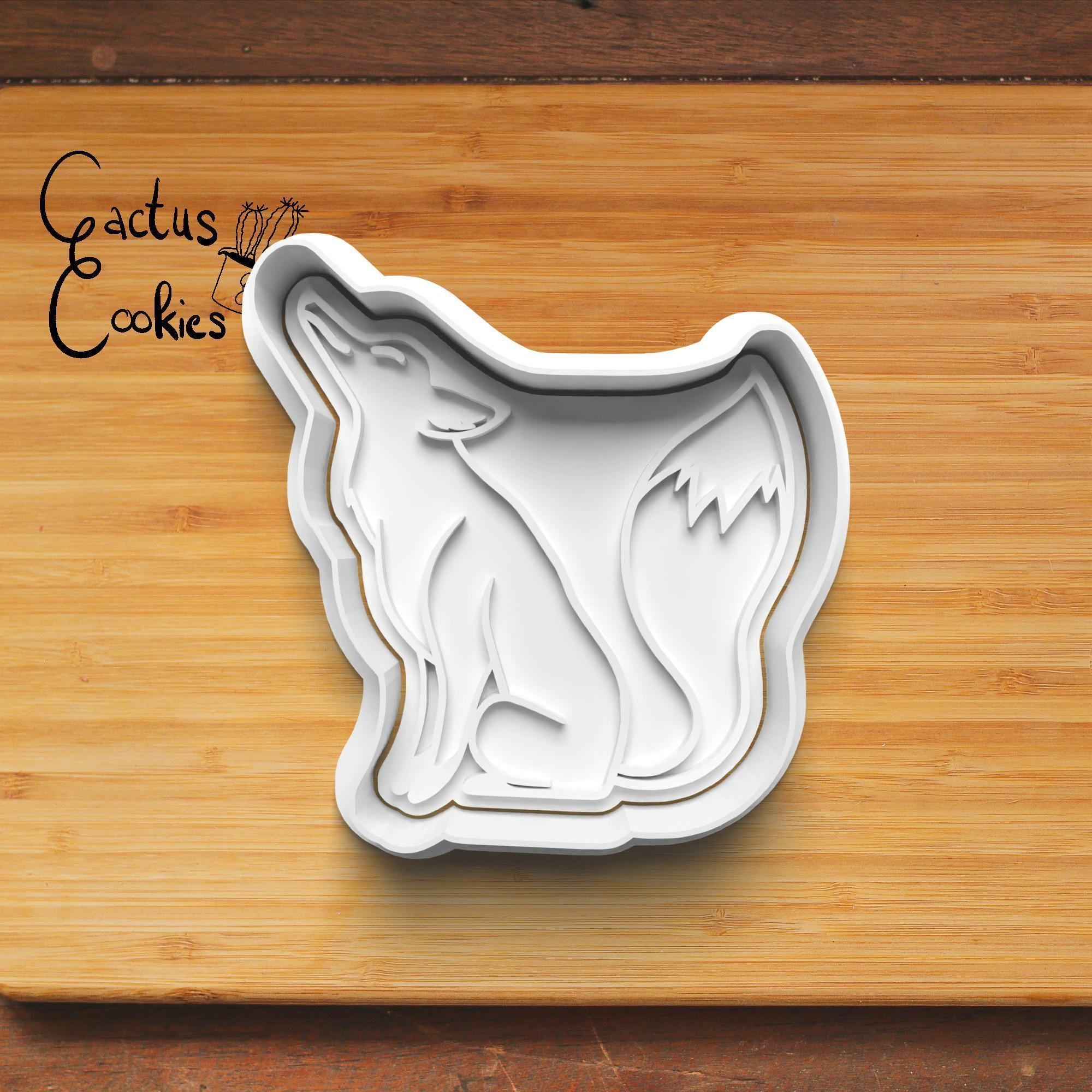 Fox Cookie Cutter Stl File for 3d Printer 0239 3D print model_3