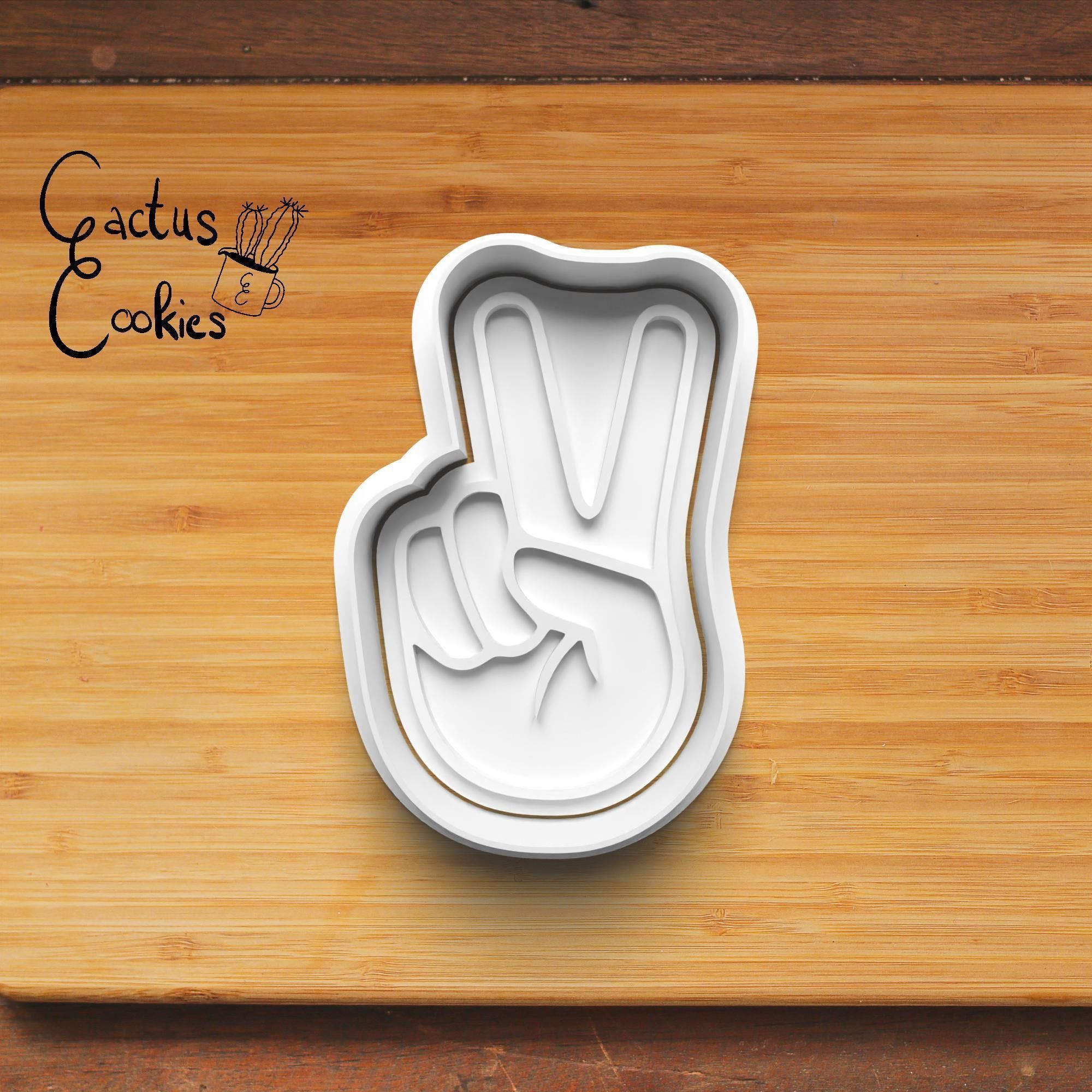 Flower Power Cookie Cutter Stl File for 3d Printer 0281 3D print model_2