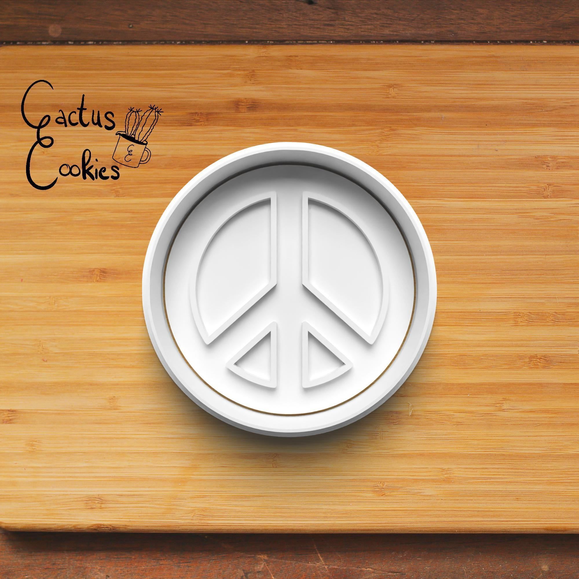 Flower Power Cookie Cutter Stl File for 3d Printer 0281 3D print model_3