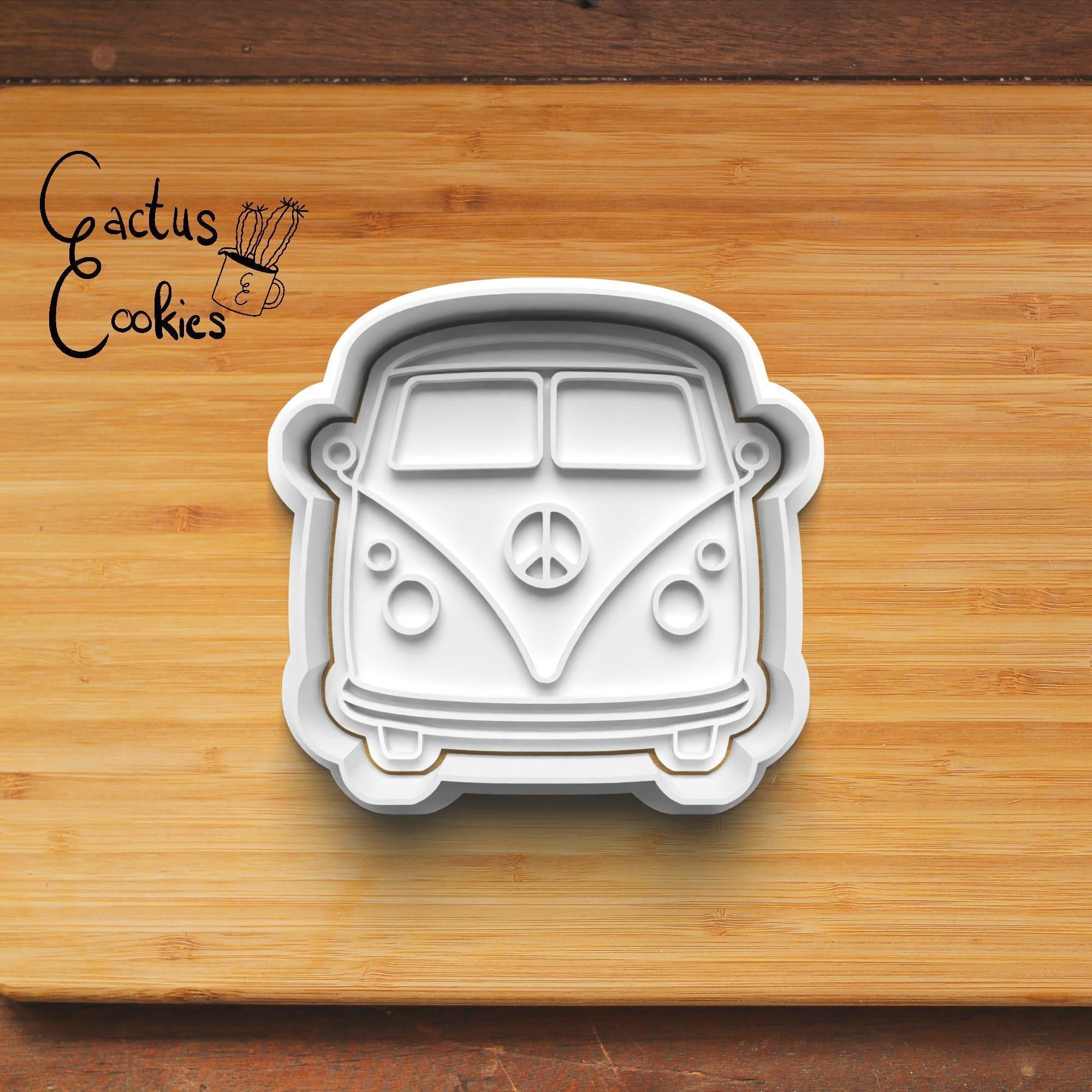 Flower Power Cookie Cutter Stl File for 3d Printer 0281 3D print model_4