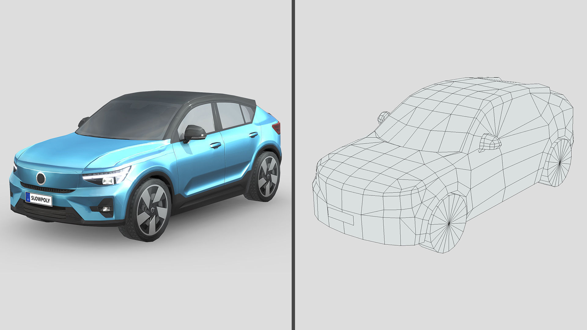 Low-Poly Car Pack 001 - SUV Sensation 3D Model Collection_6