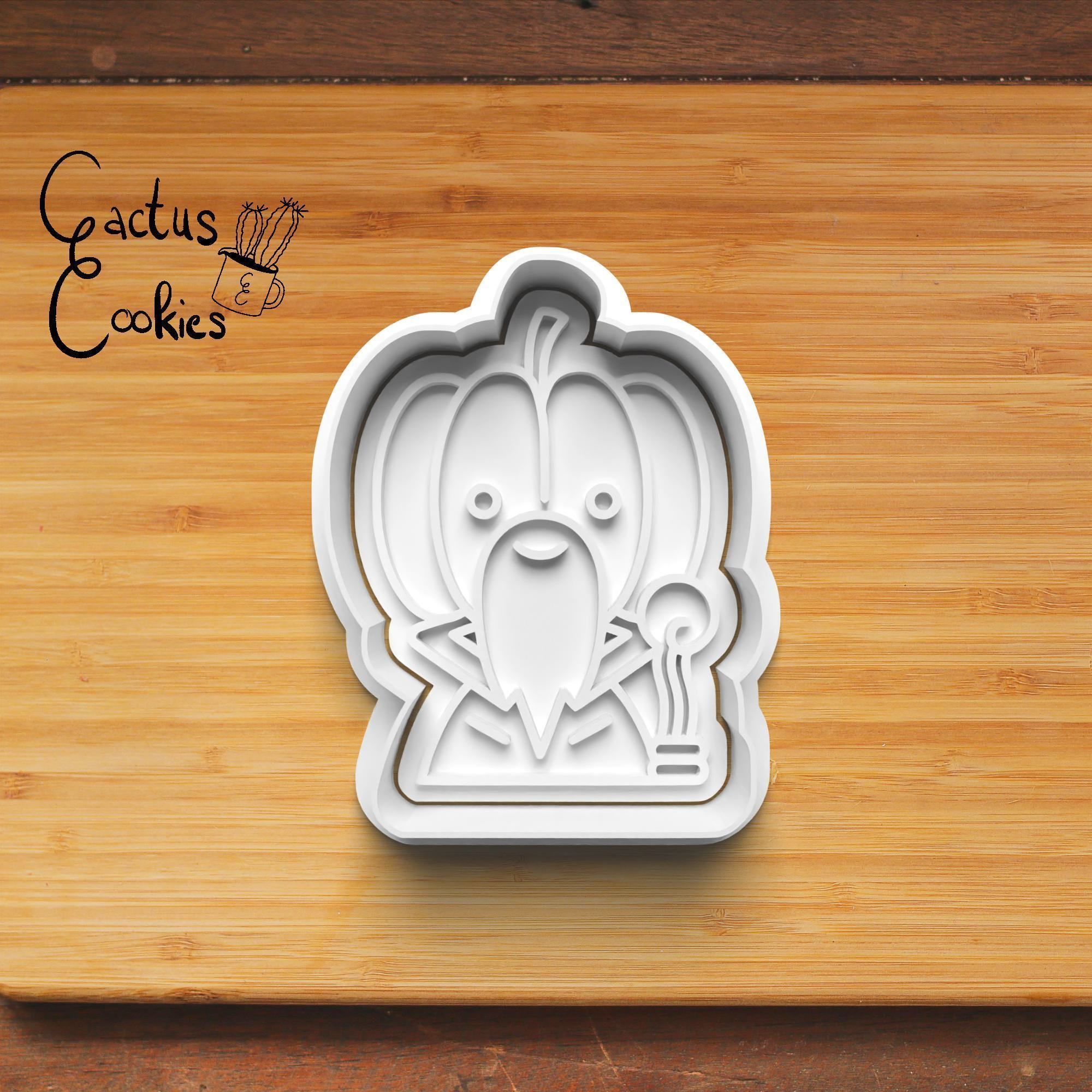 Halloween Pumpkin Cookie Cutter Stl File for 3d Printer 0450 3D print model_2