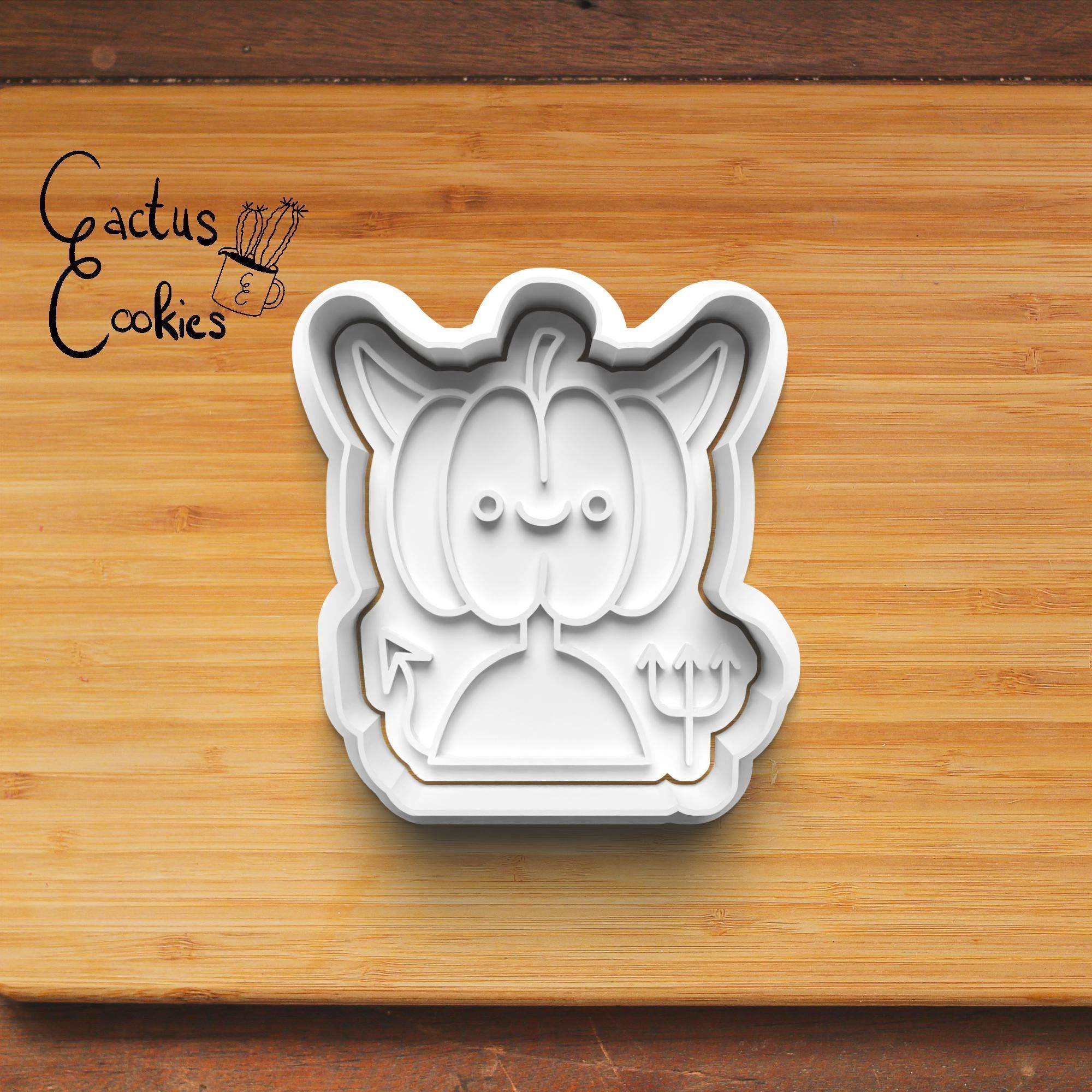 Halloween Pumpkin Cookie Cutter Stl File for 3d Printer 0450 3D print model_3