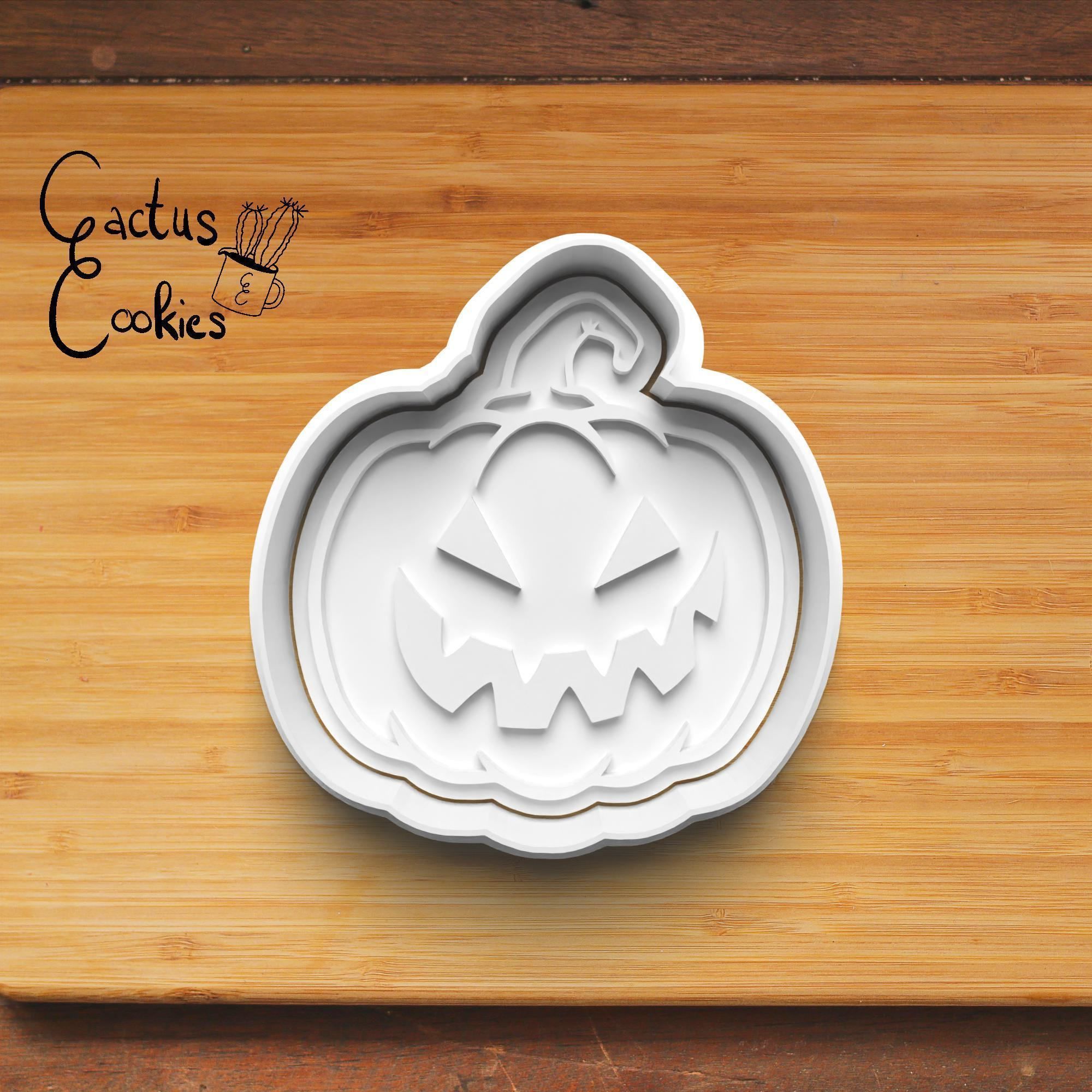 Halloween Pumpkin Cookie Cutter Stl File for 3d Printer 0073 3D print model_5