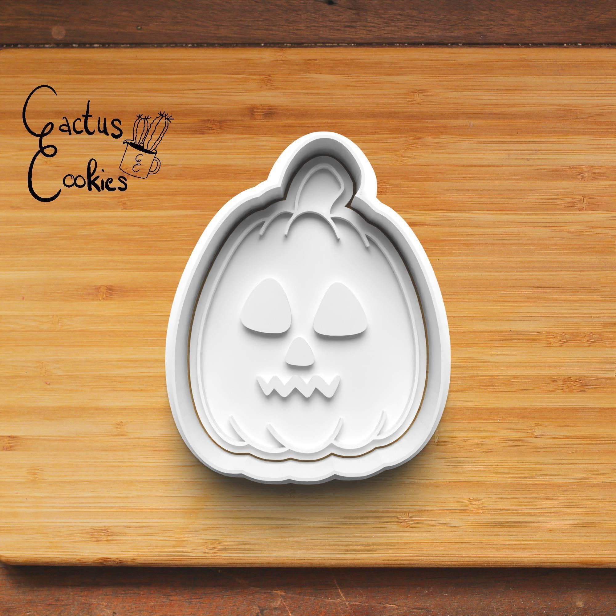 Halloween Pumpkin Cookie Cutter Stl File for 3d Printer 0034 3D print model_5
