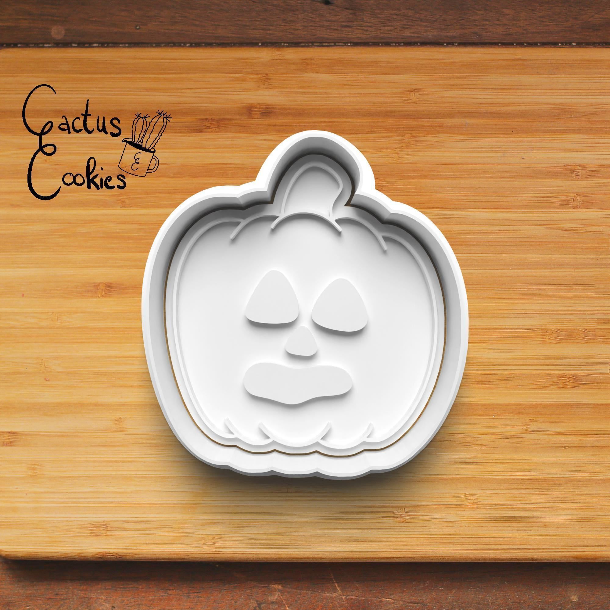 Halloween Pumpkin Cookie Cutter Stl File for 3d Printer 0034 3D print model_4