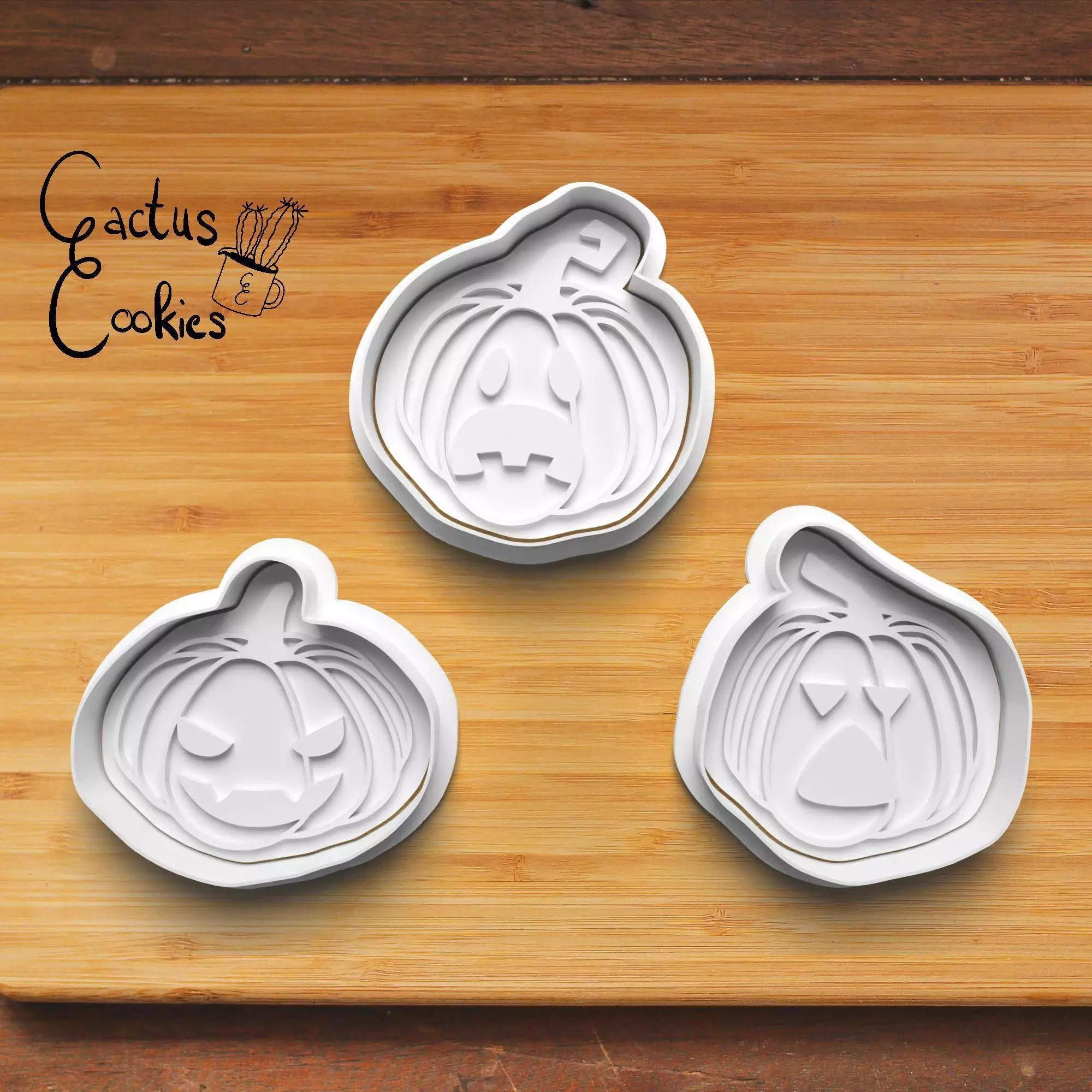 Halloween Pumpkin Cookie Cutter Stl File for 3d Printer 0032 3D print model_0
