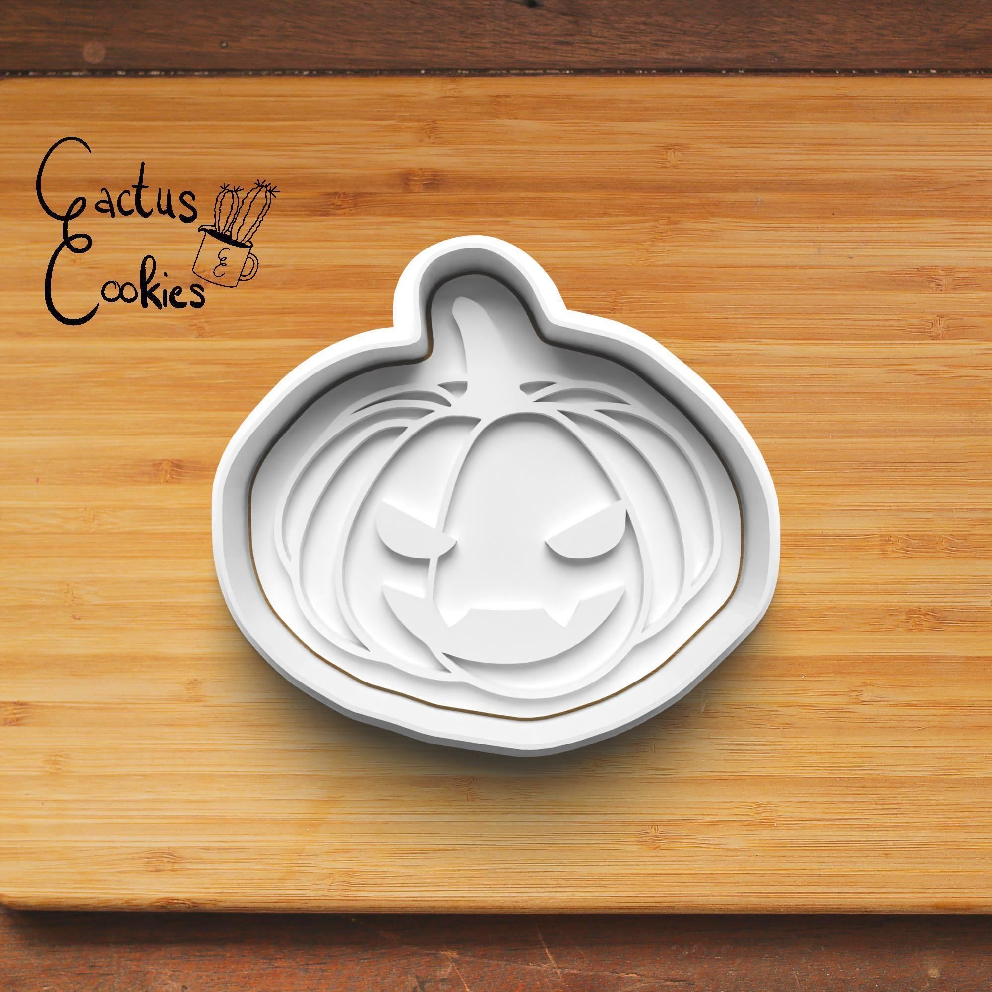Halloween Pumpkin Cookie Cutter Stl File for 3d Printer 0032 3D print model_2