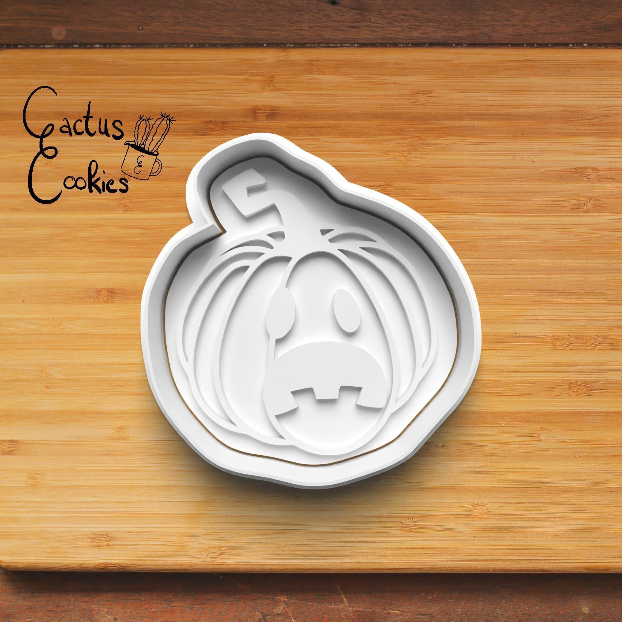 Halloween Pumpkin Cookie Cutter Stl File for 3d Printer 0032 3D print model_3