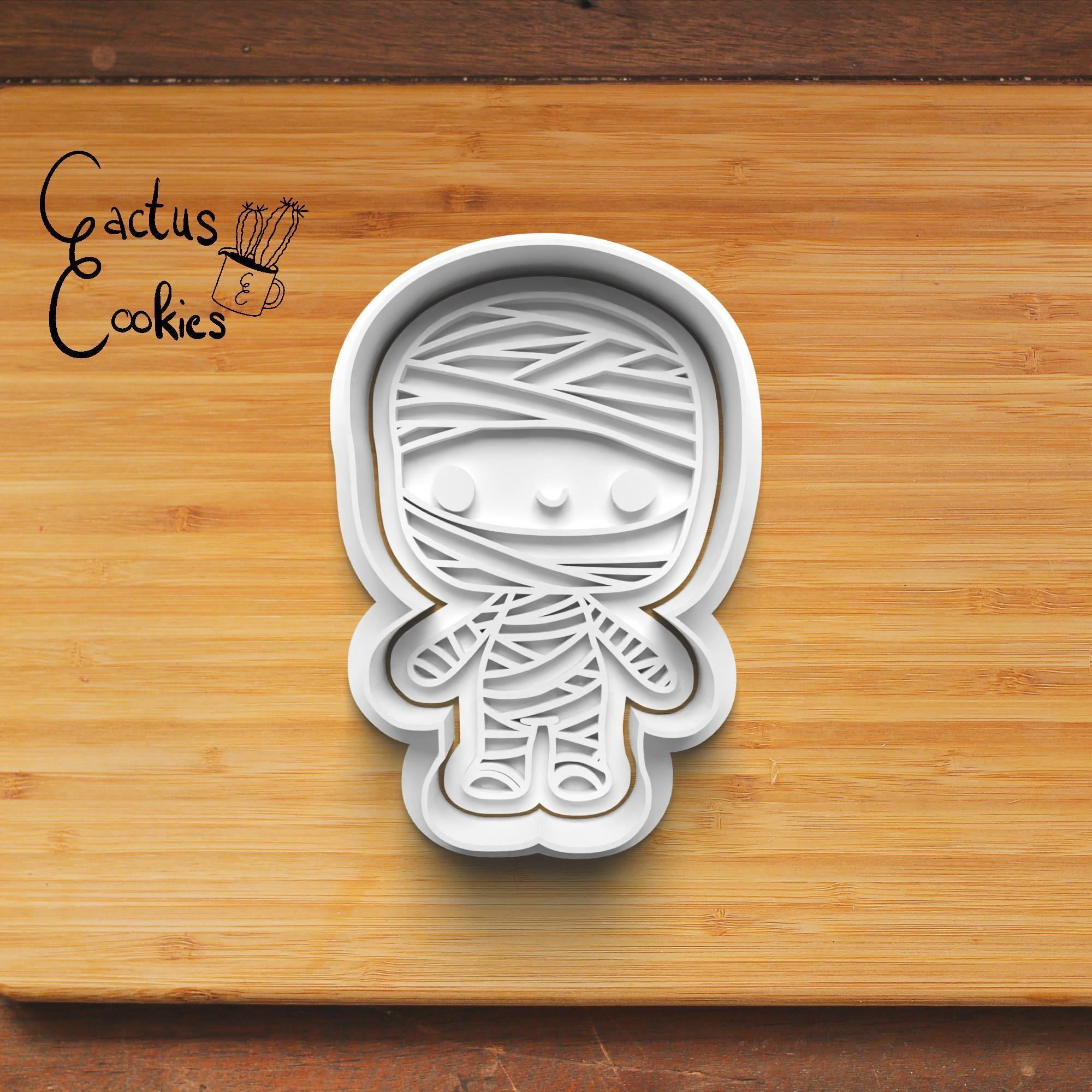 Halloween Little Monster Cookie Cutter Stl File 0035 3D print model_2