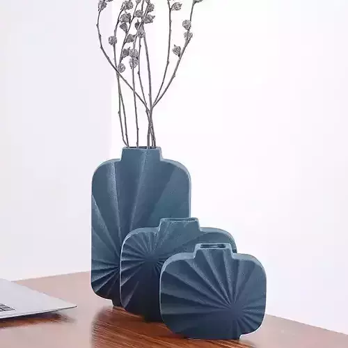 WAVE FLOWER VASE 3D print model