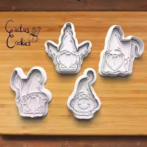 Halloween Gnome Cookie Cutter Stl File for 3d Printer 0020 3D print model