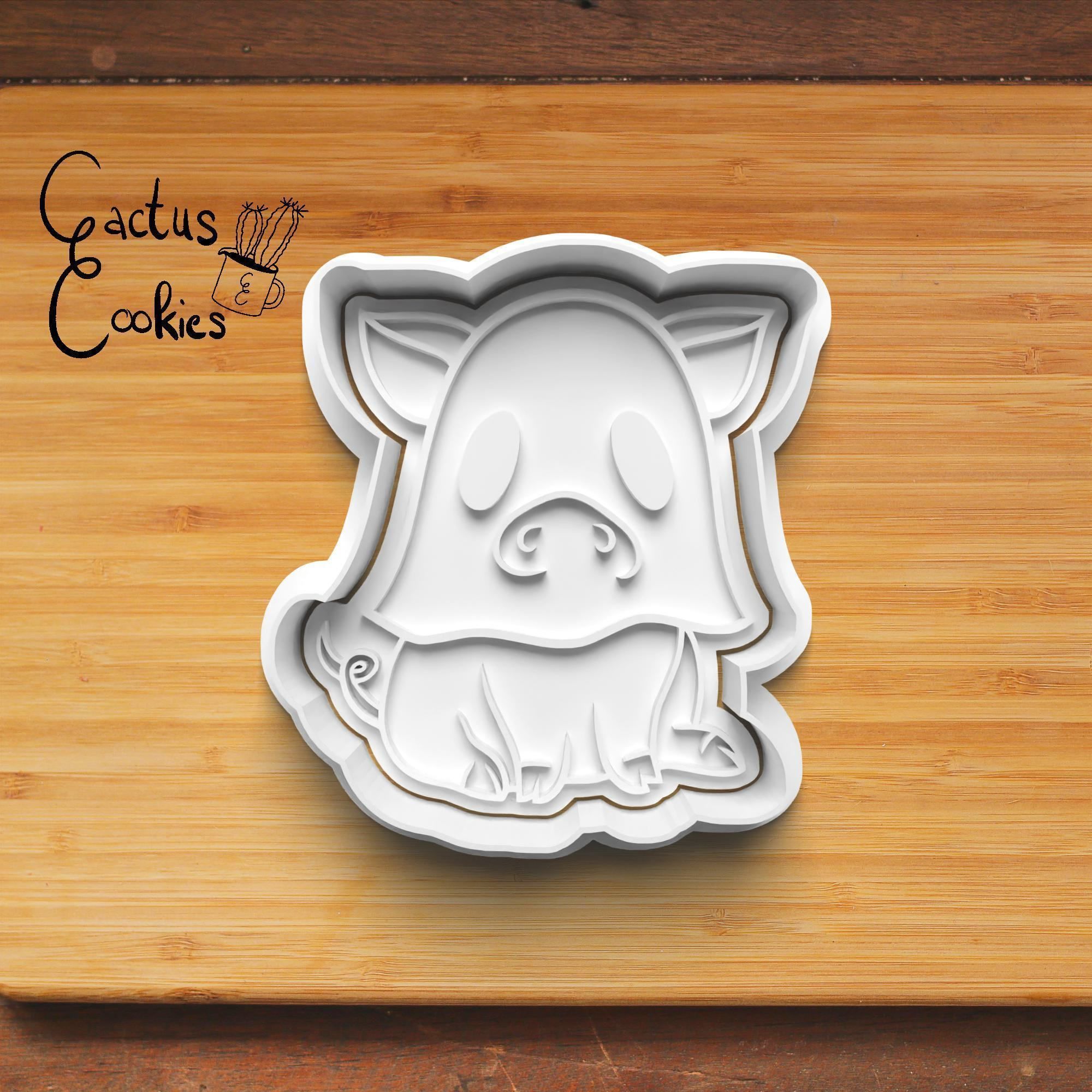 Halloween Ghost Cookie Cutter Stl File for 3d Printer 0067 3D print model_5