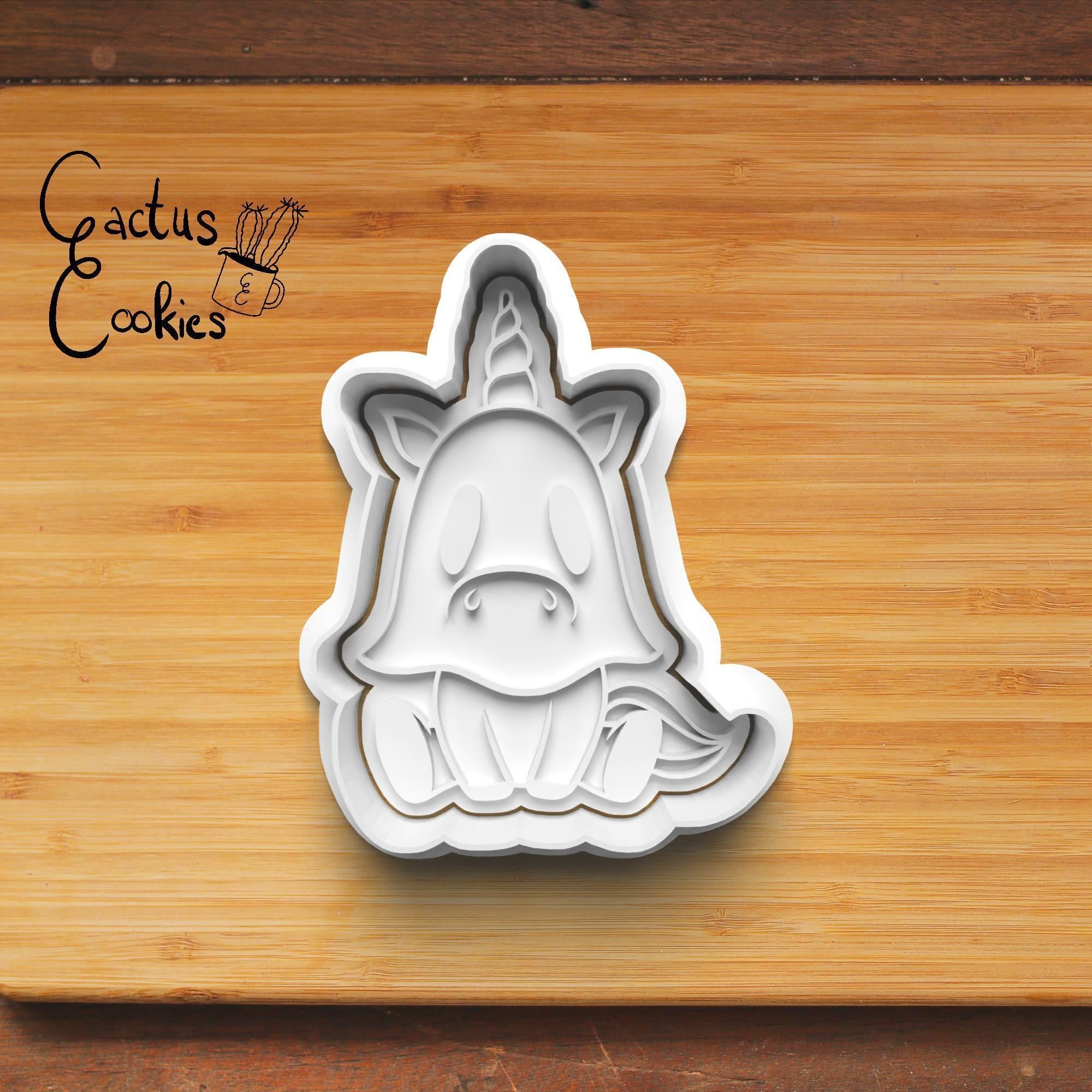 Halloween Ghost Cookie Cutter Stl File for 3d Printer 0067 3D print model_3