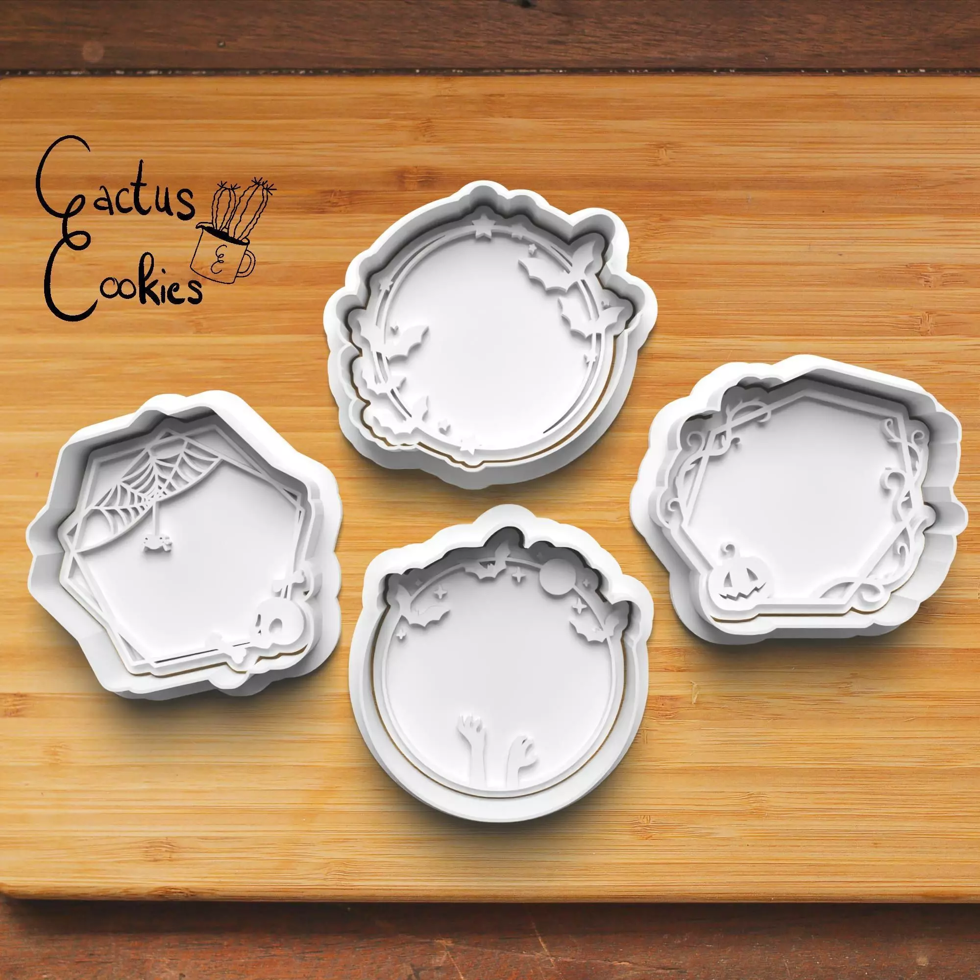 Halloween Frames Cookie Cutter Stl File for 3d Printer 0447 3D print model_0