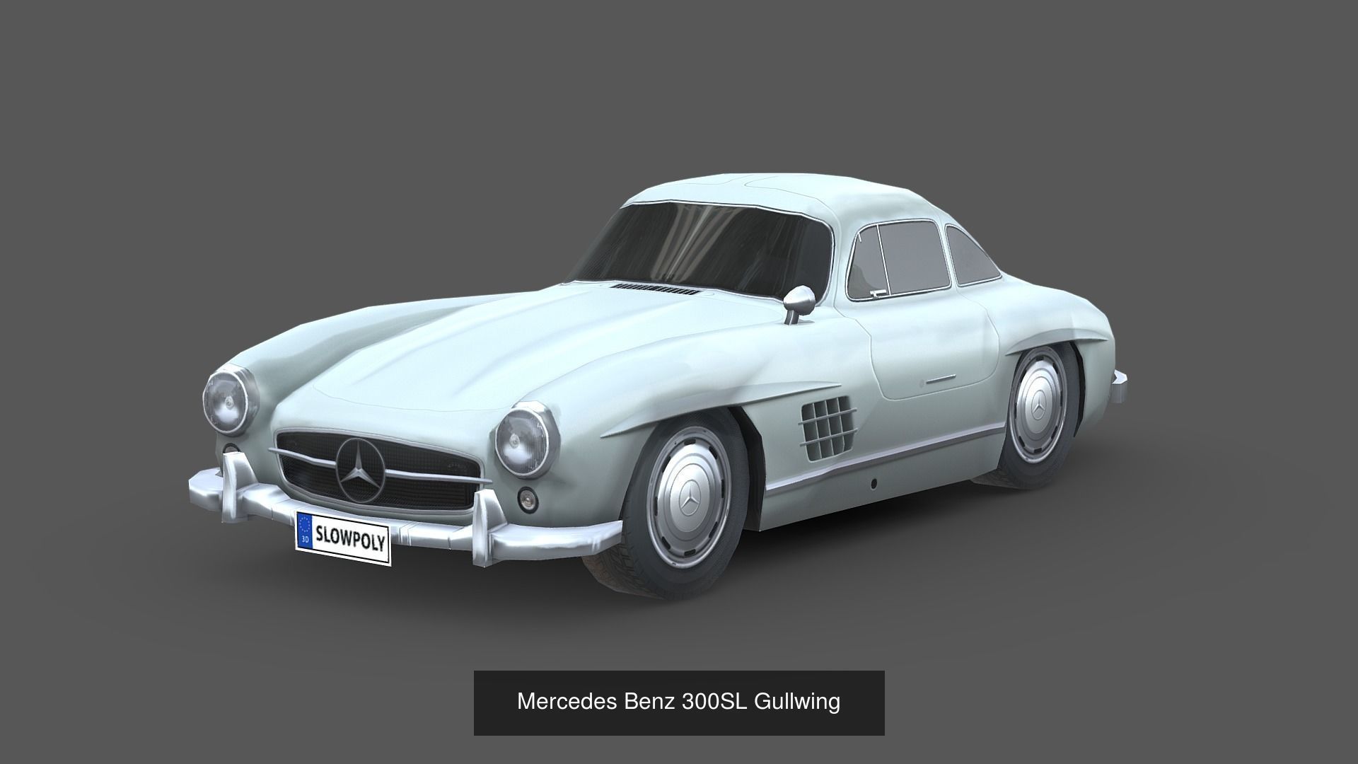 Low-Poly Car Pack 002 - Timeless Classics 3D Model Collection_13