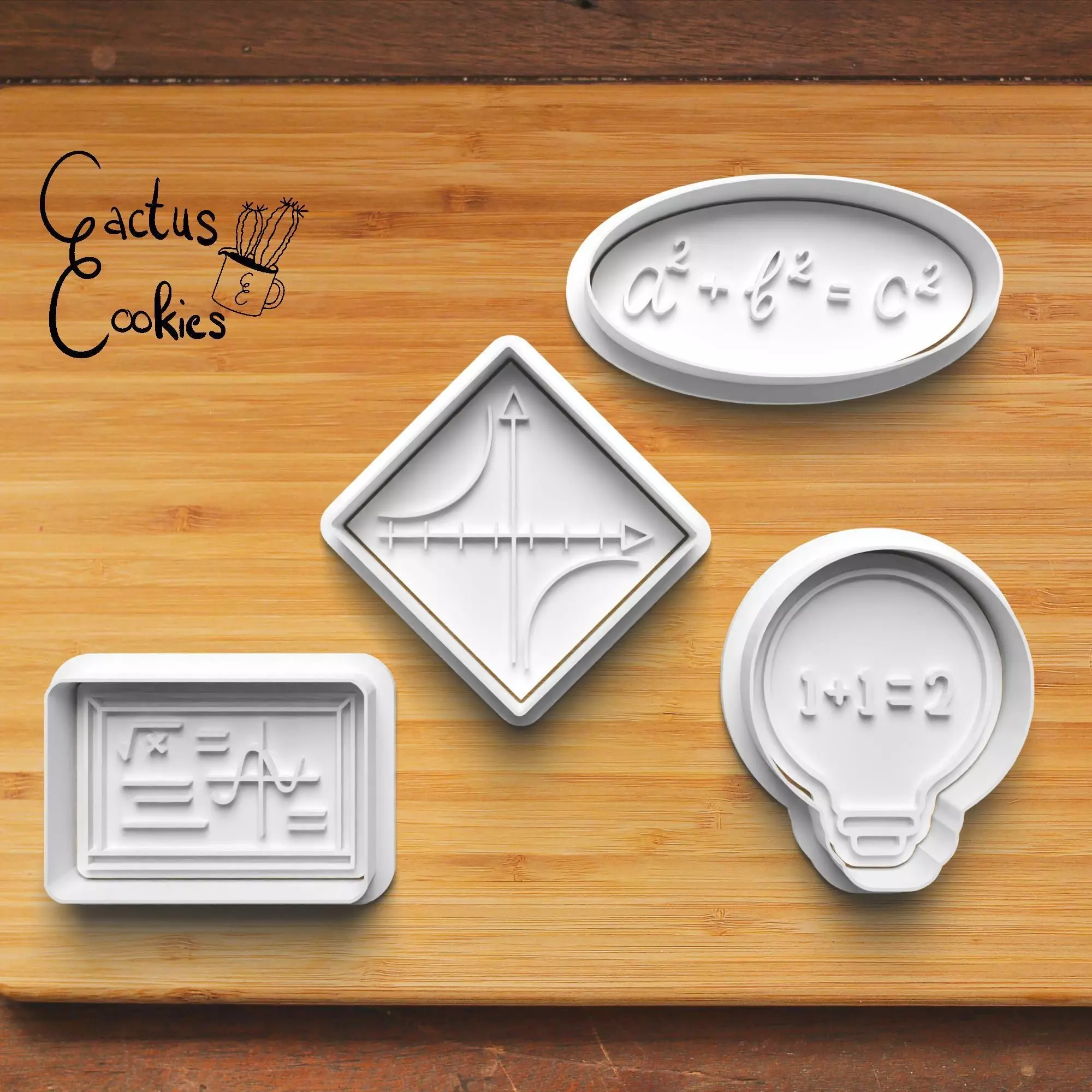 Mathematics Cookie Cutter Stl File for 3d Printer 0411 3D print model_0