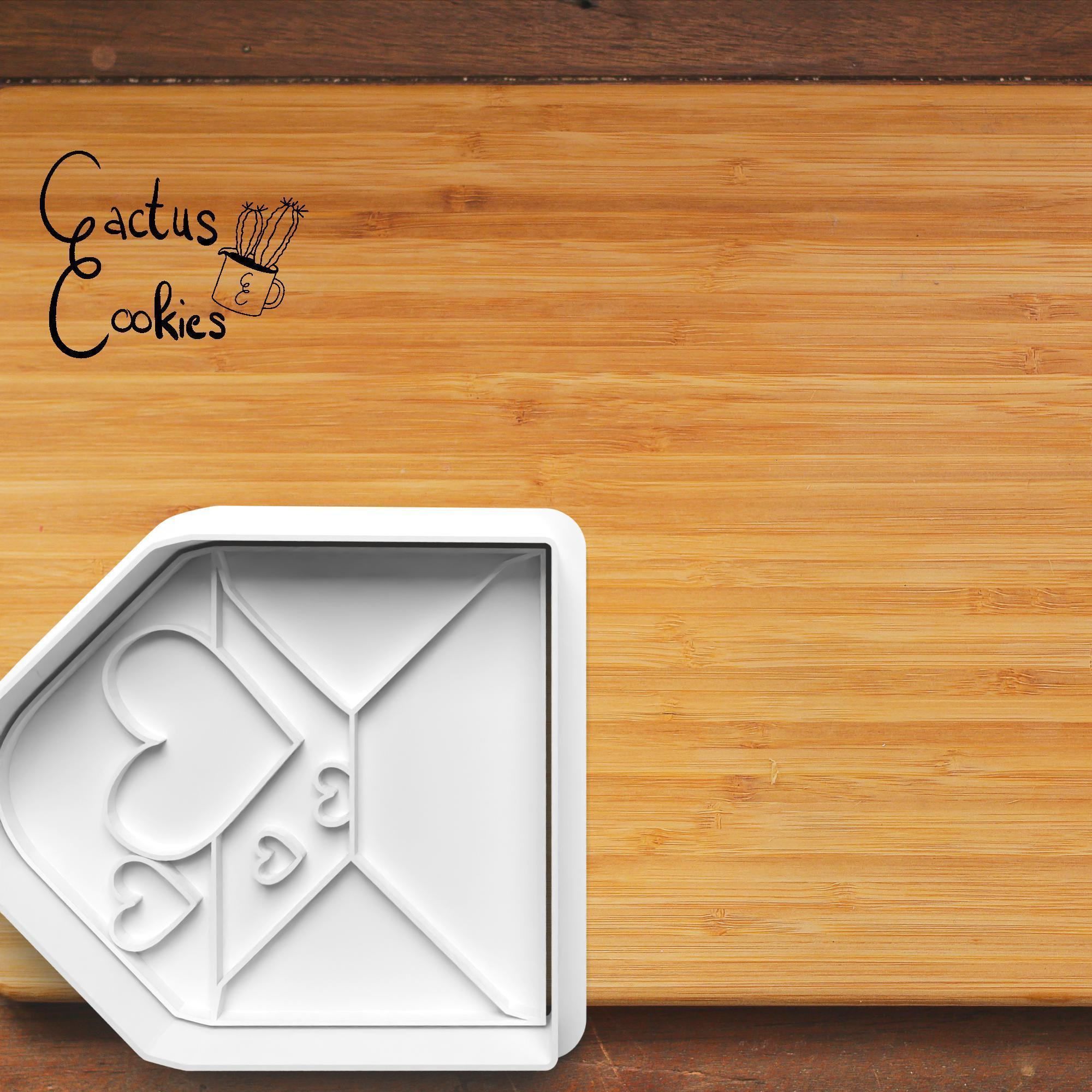 Love Set Cookie Cutter Stl File for 3d Printer 0115 3D print model_4