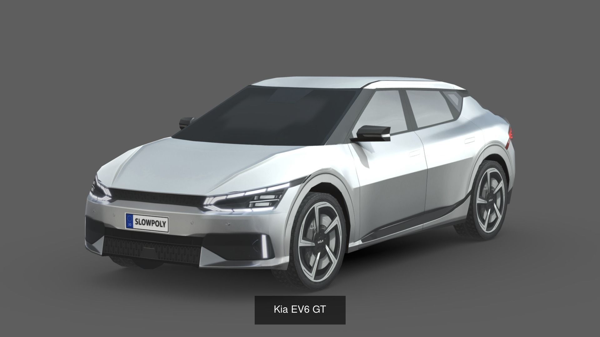 Low-Poly Car Pack 003 - Electric Elegance 3D Model Collection_9