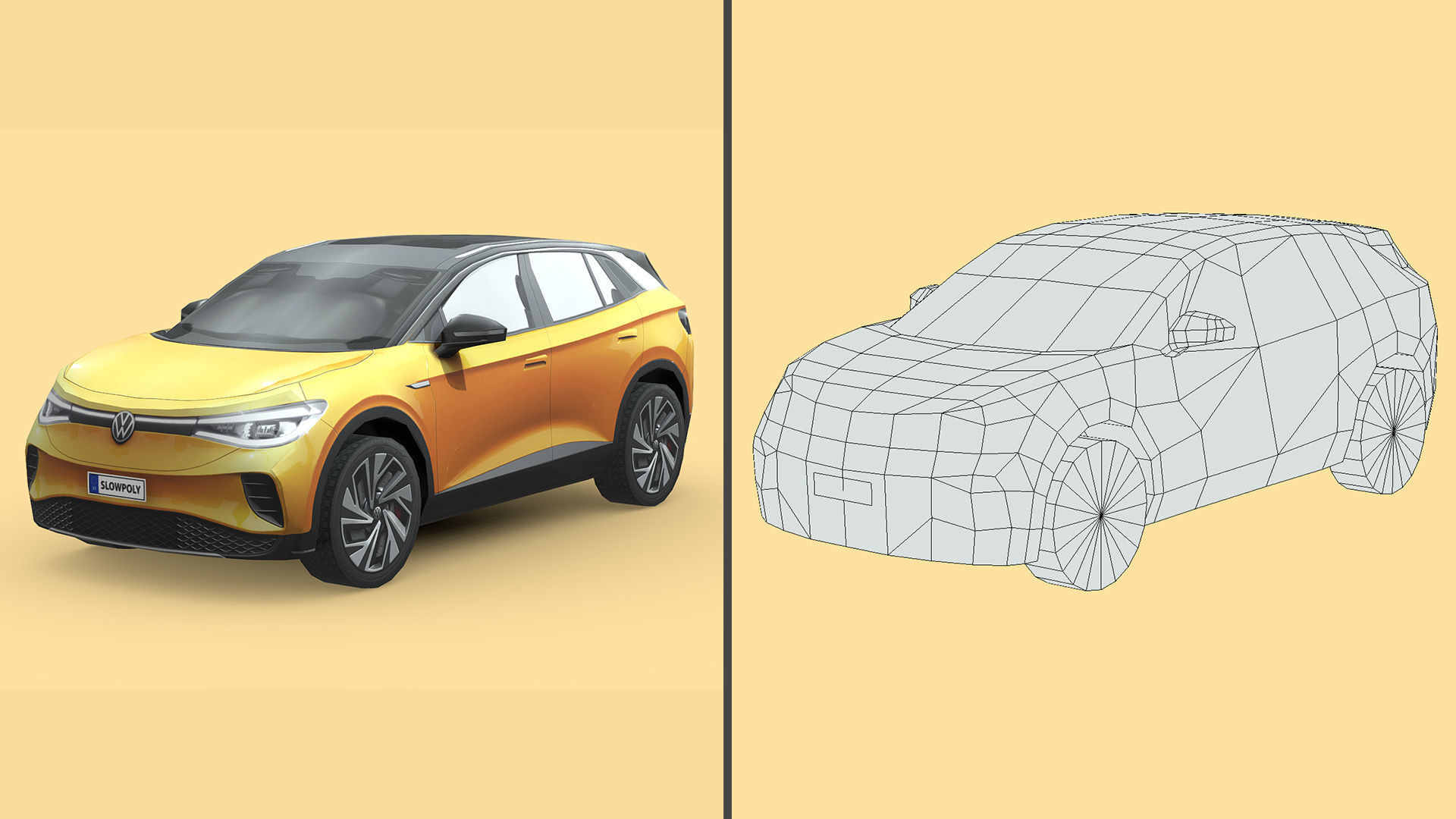 Low-Poly Car Pack 003 - Electric Elegance 3D Model Collection_8