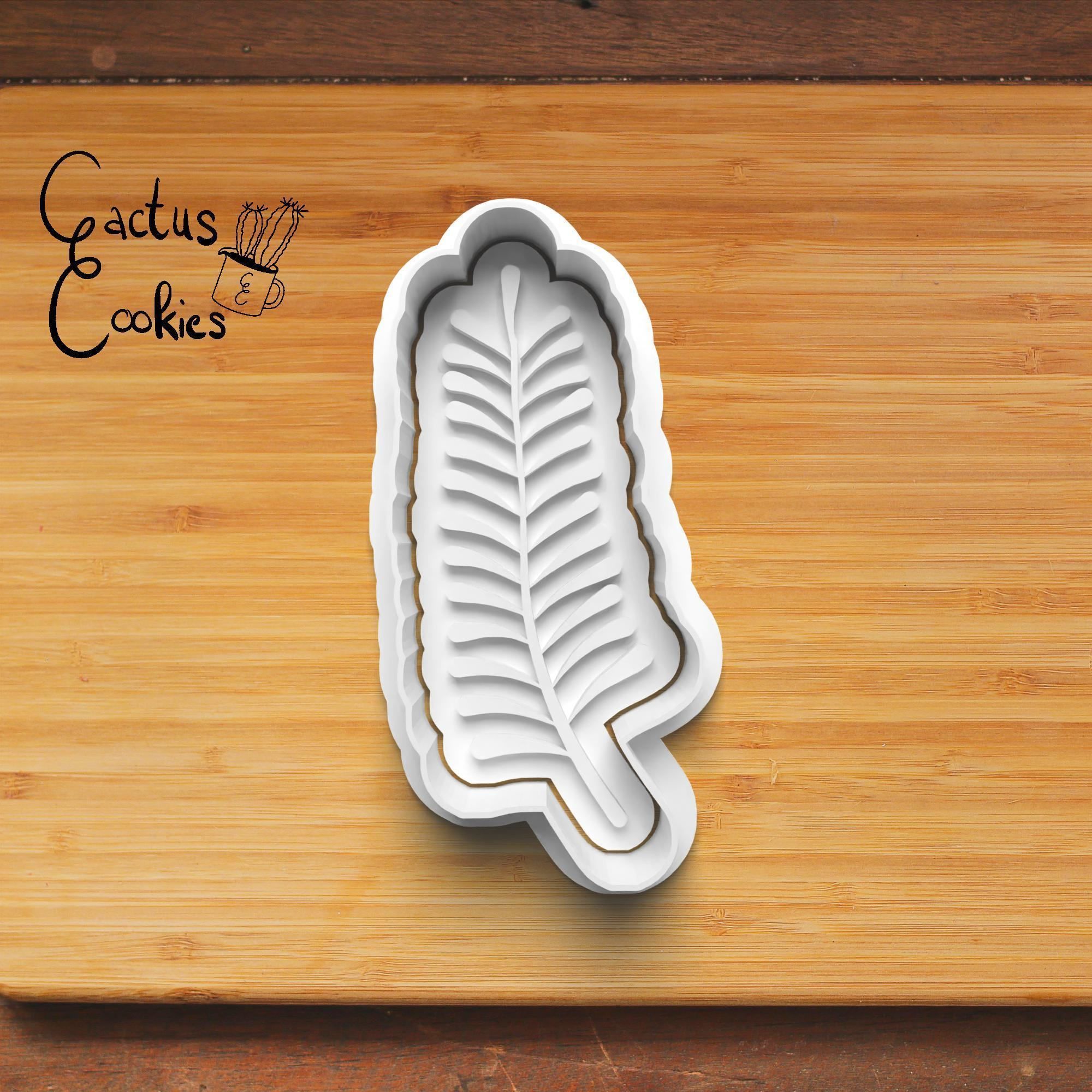 Leafs Cookie Cutter Stl File for 3d Printer 0268 3D print model_5