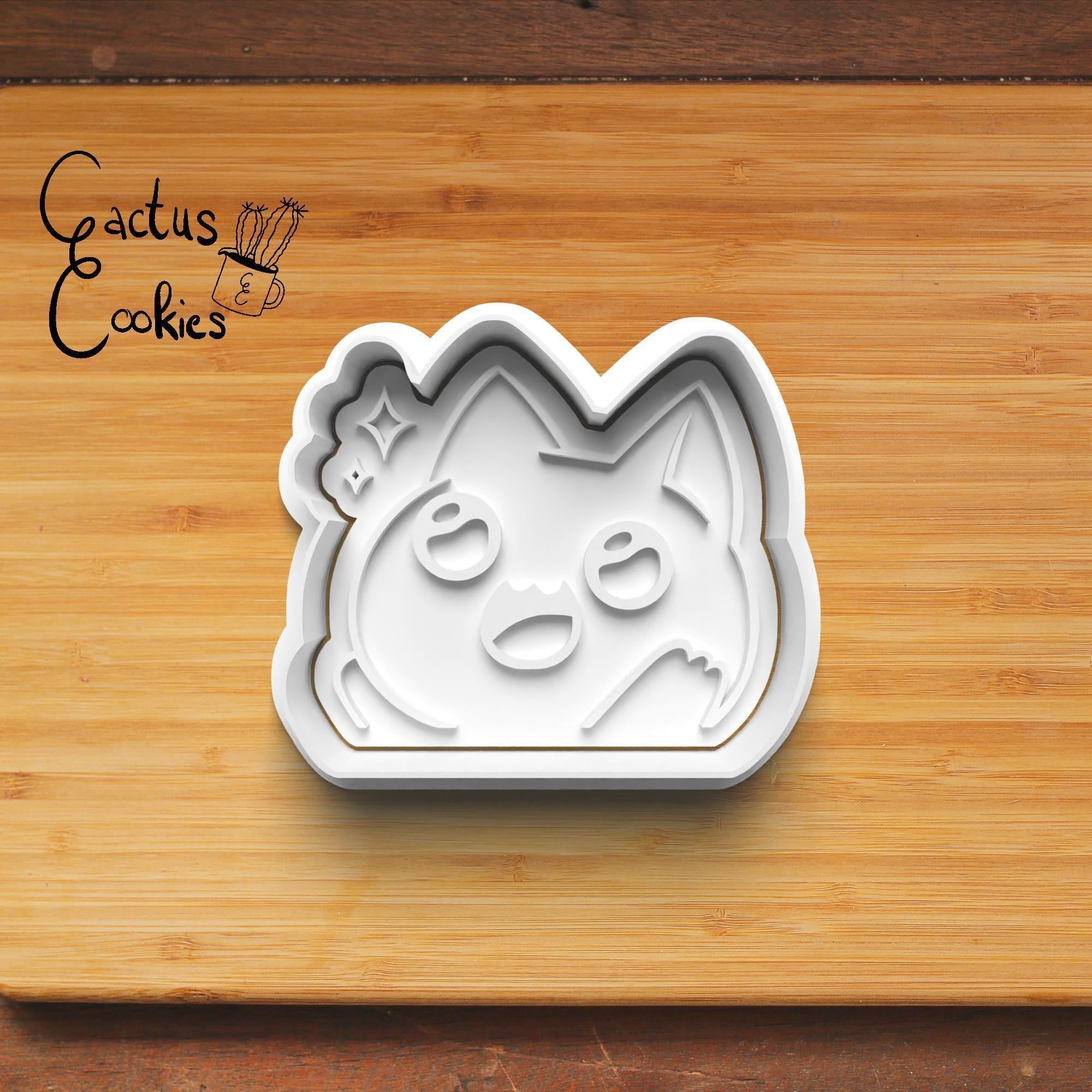 Kawaii Cat Cookie Cutter Stl File for 3d Printer 0425 3D print model_2