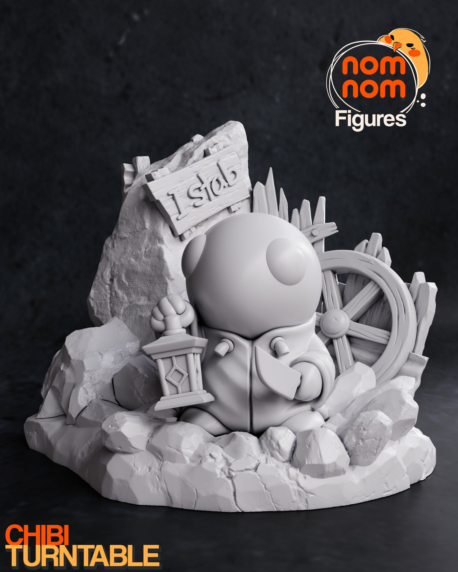 Chibi Tonberry - Final Fantasy 3D print model_4