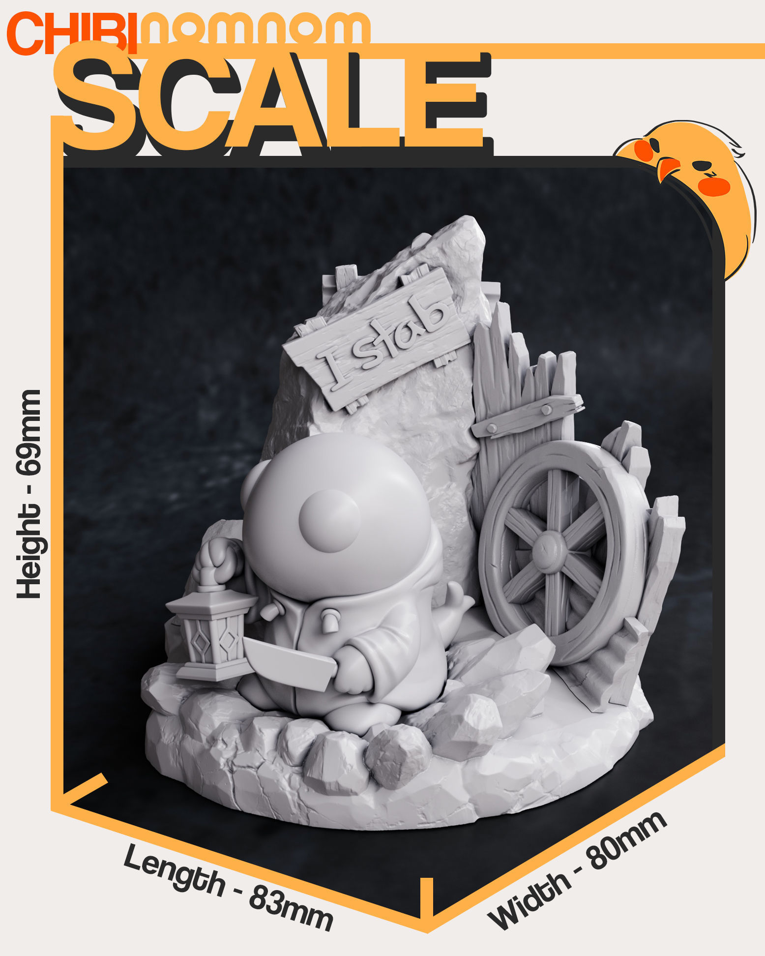 Chibi Tonberry - Final Fantasy 3D print model_2