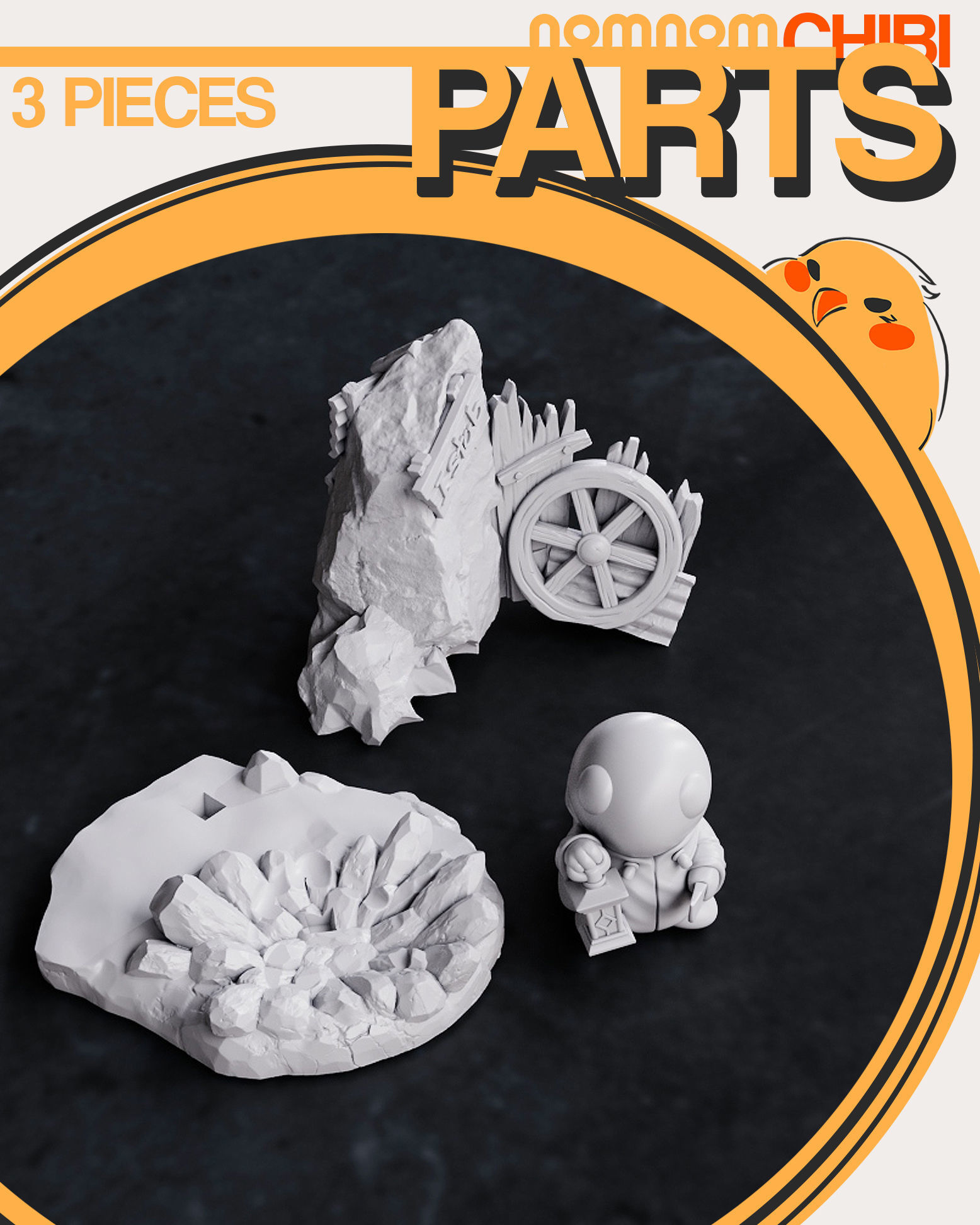 Chibi Tonberry - Final Fantasy 3D print model_1