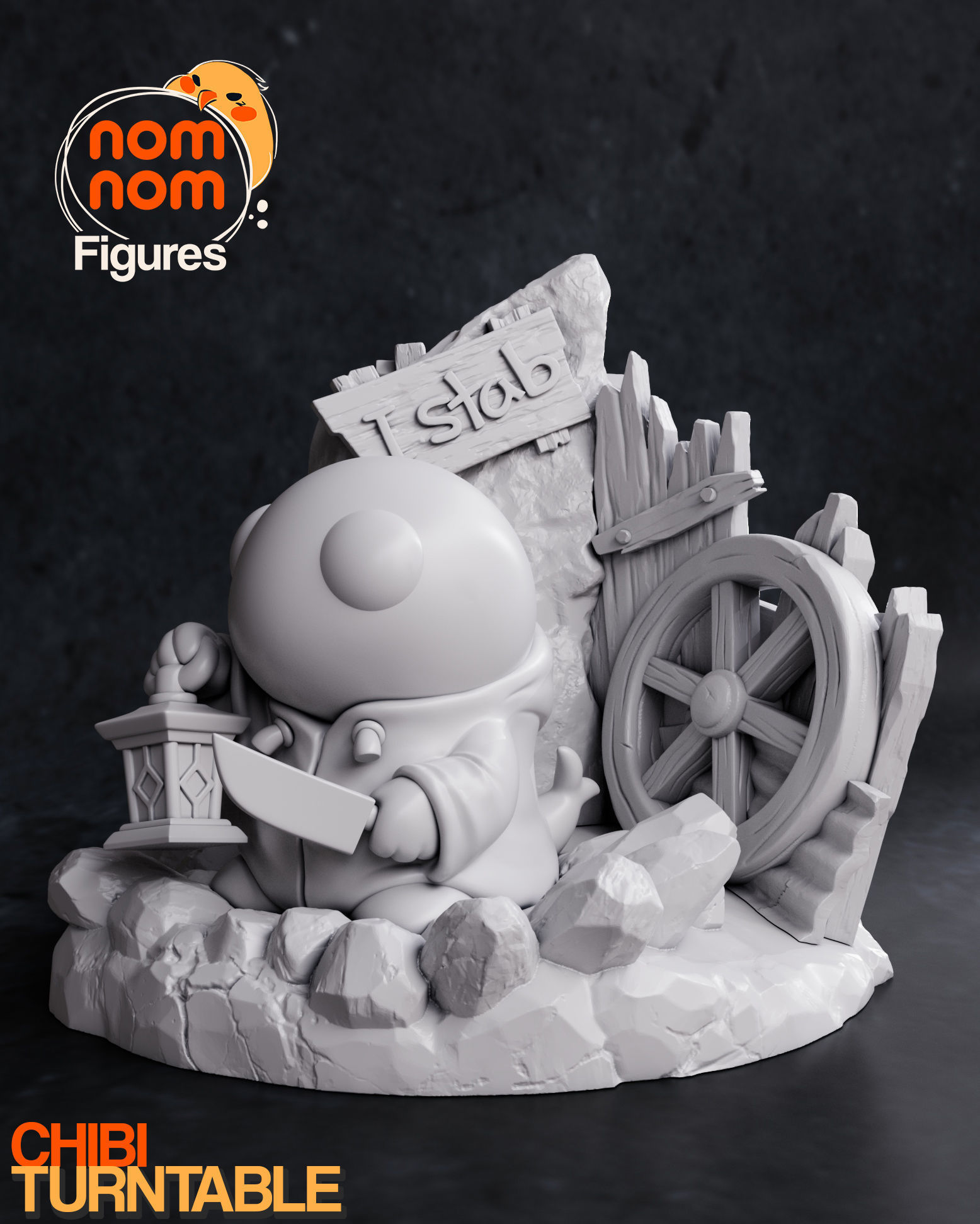 Chibi Tonberry - Final Fantasy 3D print model_5