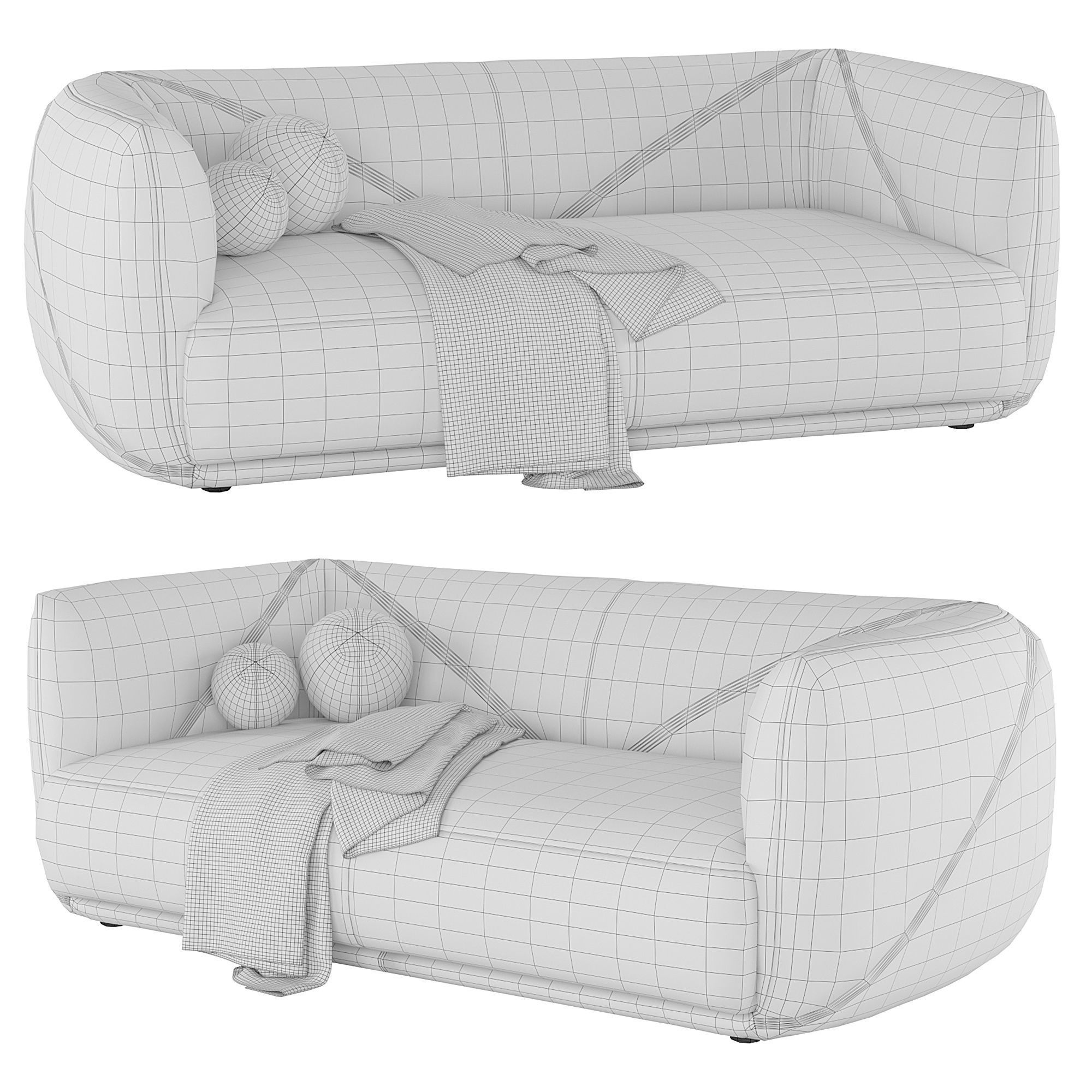 Sofa Vela 3D model_1
