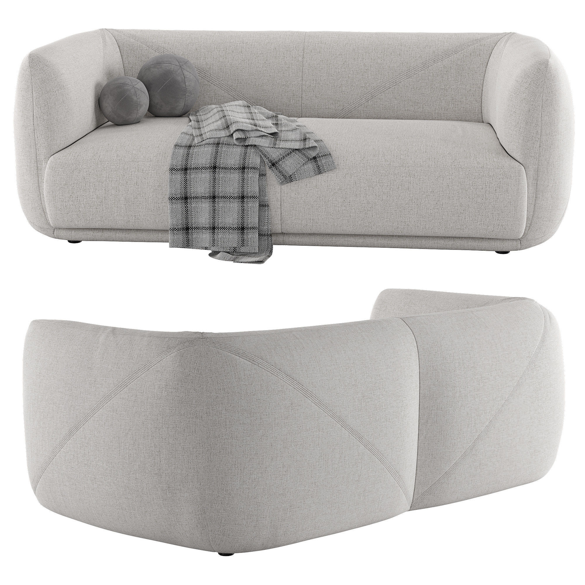 Sofa Vela 3D model_2