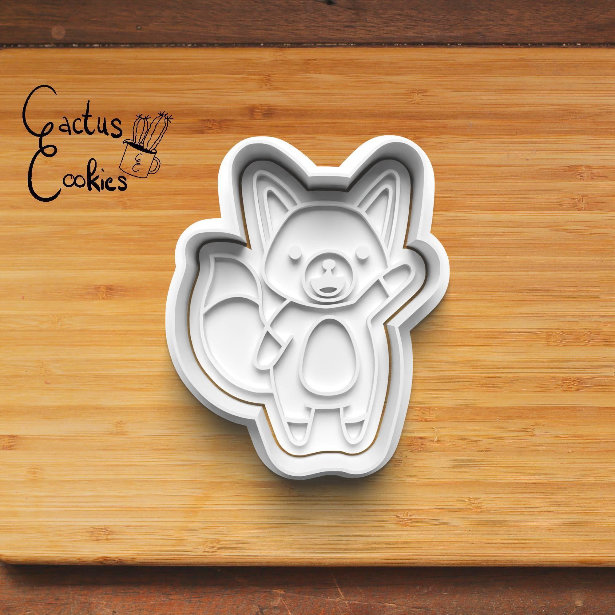 Kawaii Animal Cookie Cutter Stl File for 3d Printer 0426 3D print model_5