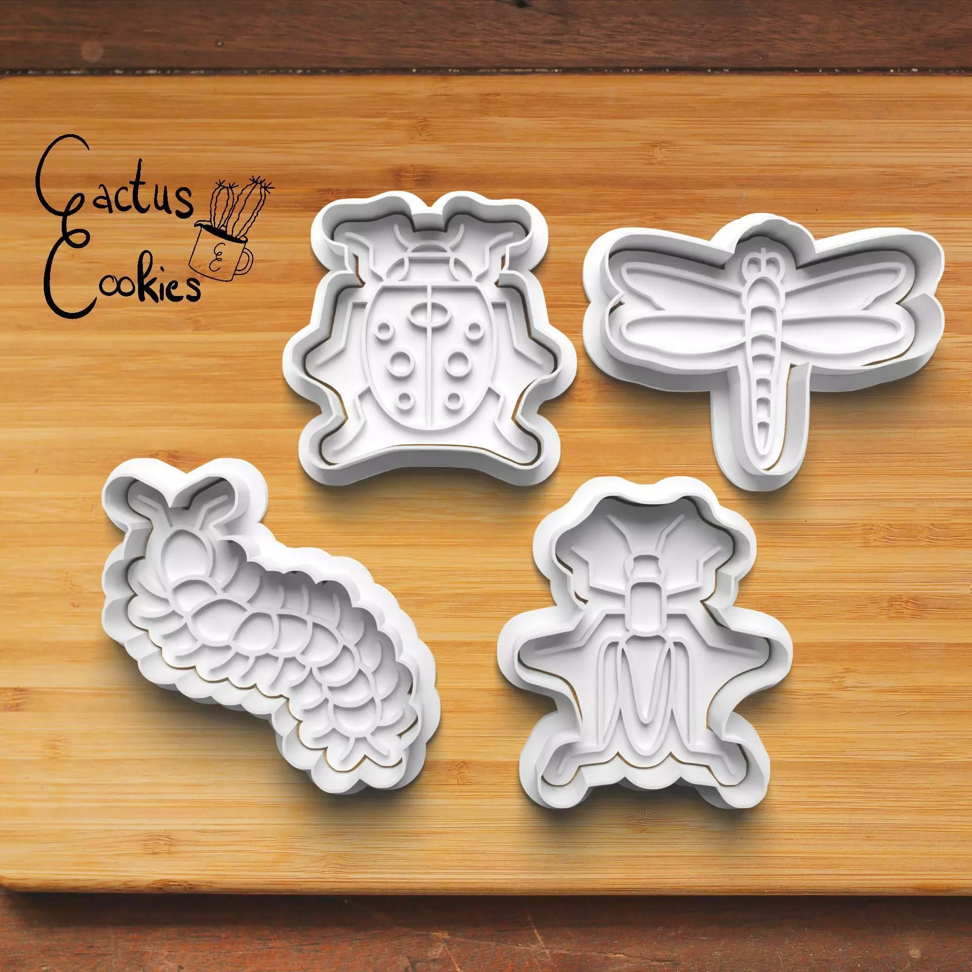 Insects Cookie Cutter Stl File for 3d Printer 0393 3D print model_0