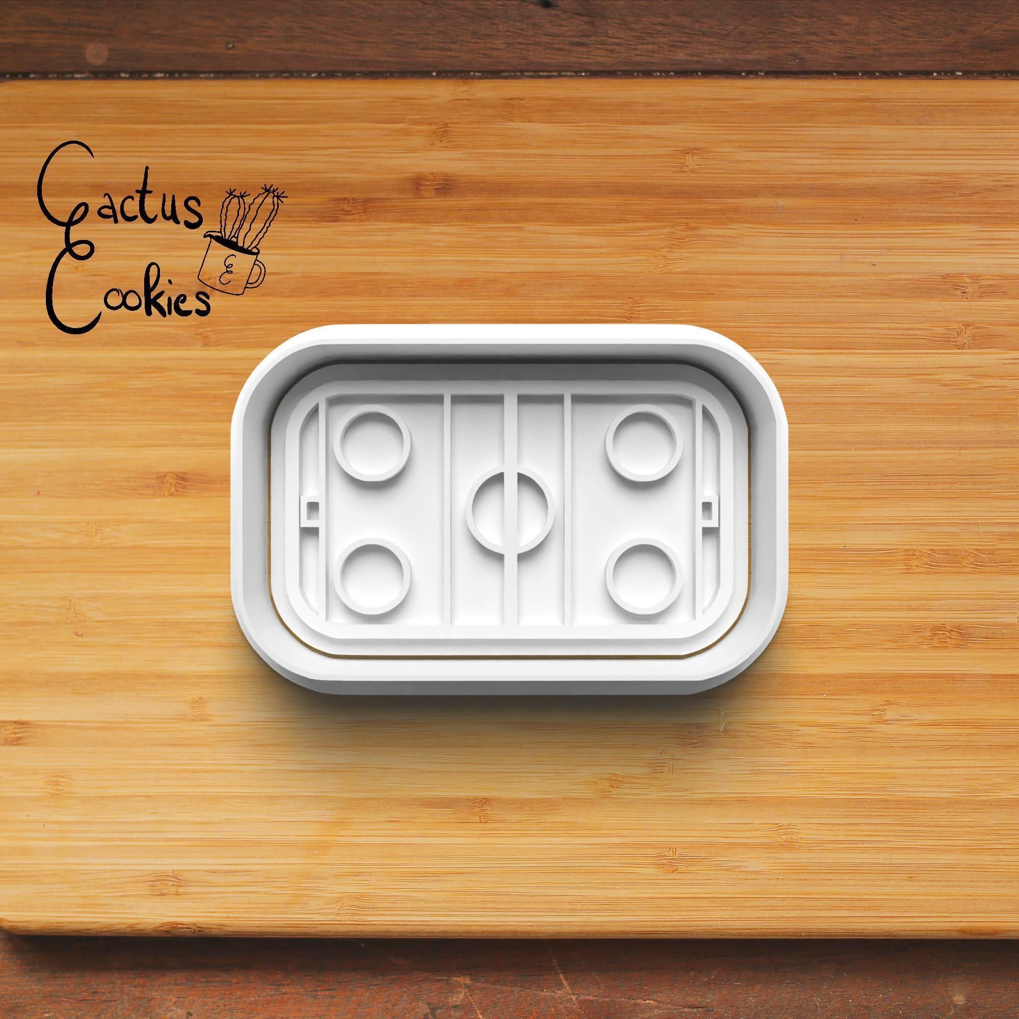 Ice Hockey Cookie Cutter Stl File for 3d Printer 0368 3D print model_3