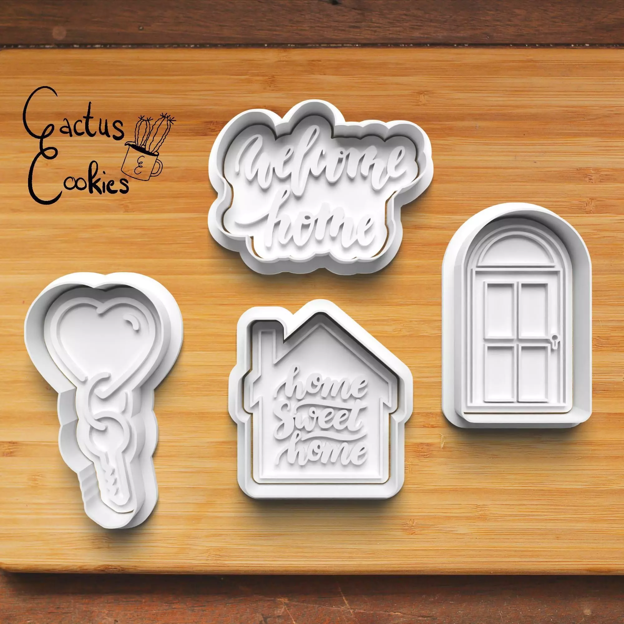 House Warming Realtor Cookie Cutter Stl File for 3d Printer 0424 3D print model_0