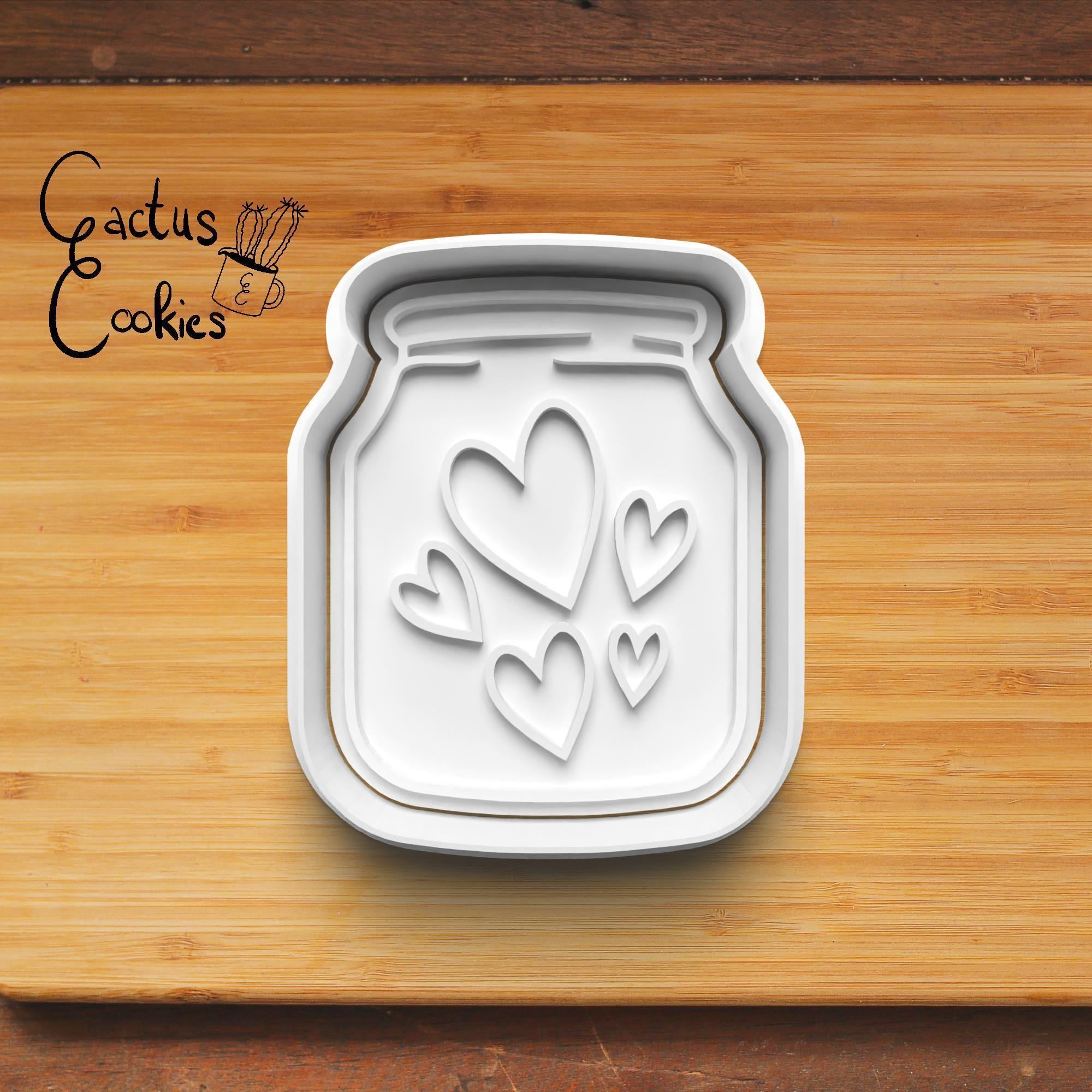 Hearts Cookie Cutter Stl File for 3d Printer 0261 3D print model_2