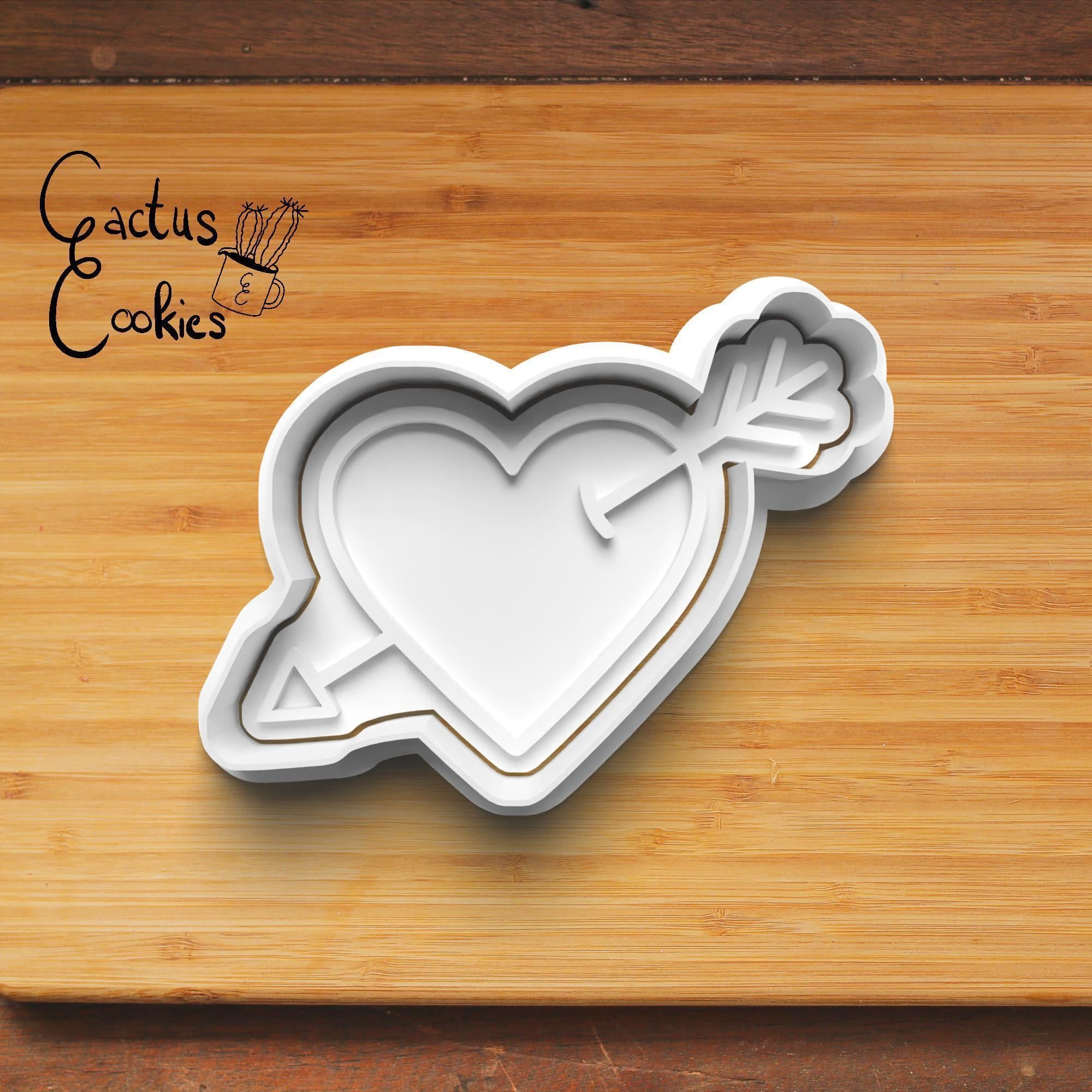 Hearts Cookie Cutter Stl File for 3d Printer 0261 3D print model_4