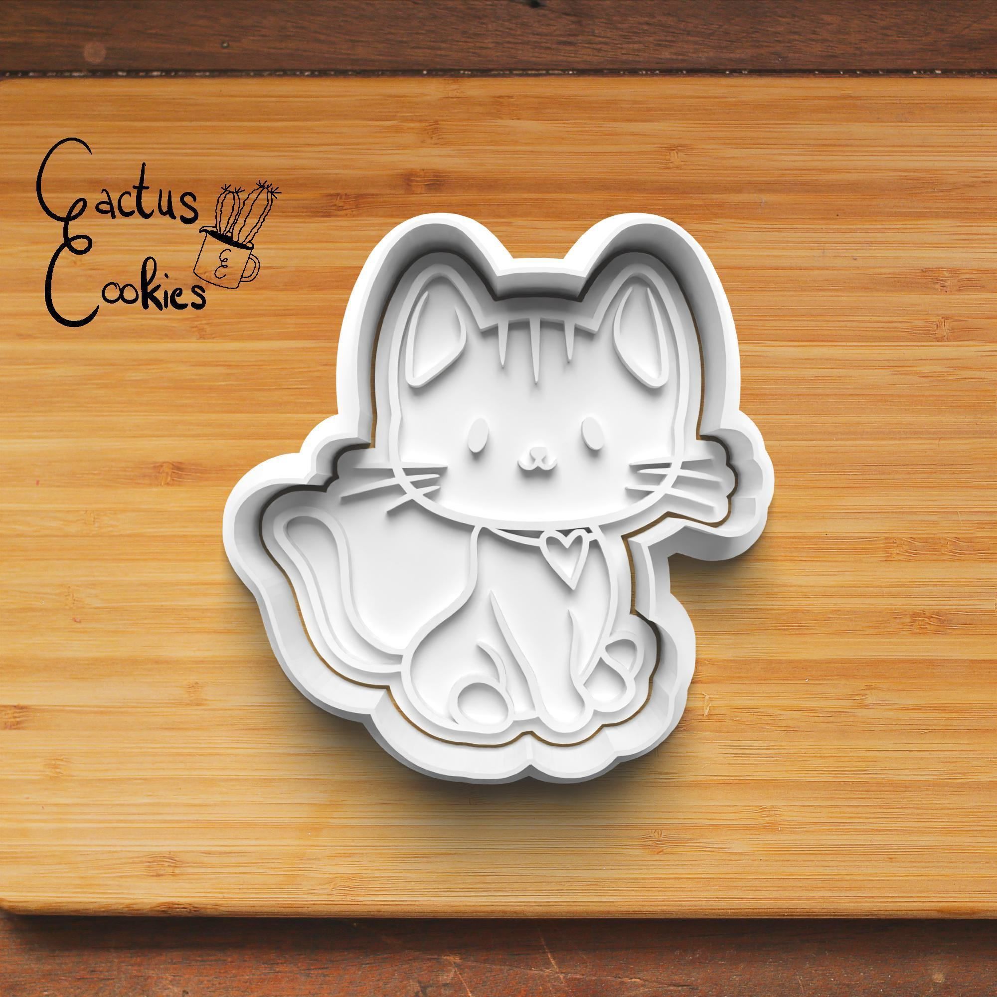 Heart Animals Cookie Cutter Stl File for 3d Printer 0267 3D print model_5