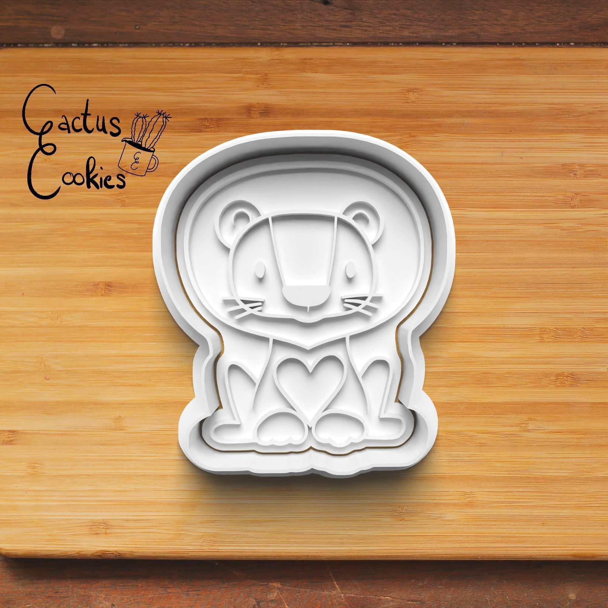 Heart Animals Cookie Cutter Stl File for 3d Printer 0267 3D print model_4